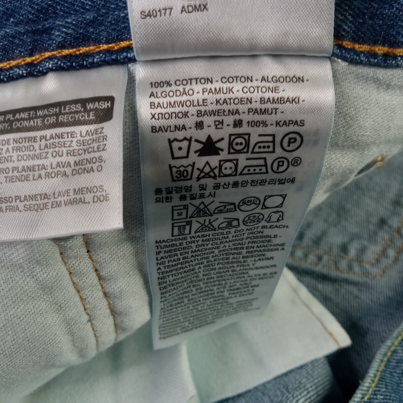 Levi's Levi's 550 Relaxed Jeans Men’s Size 56x32 Blue Loose Tapered Size US 44 / EU 60 - 4 Thumbnail
