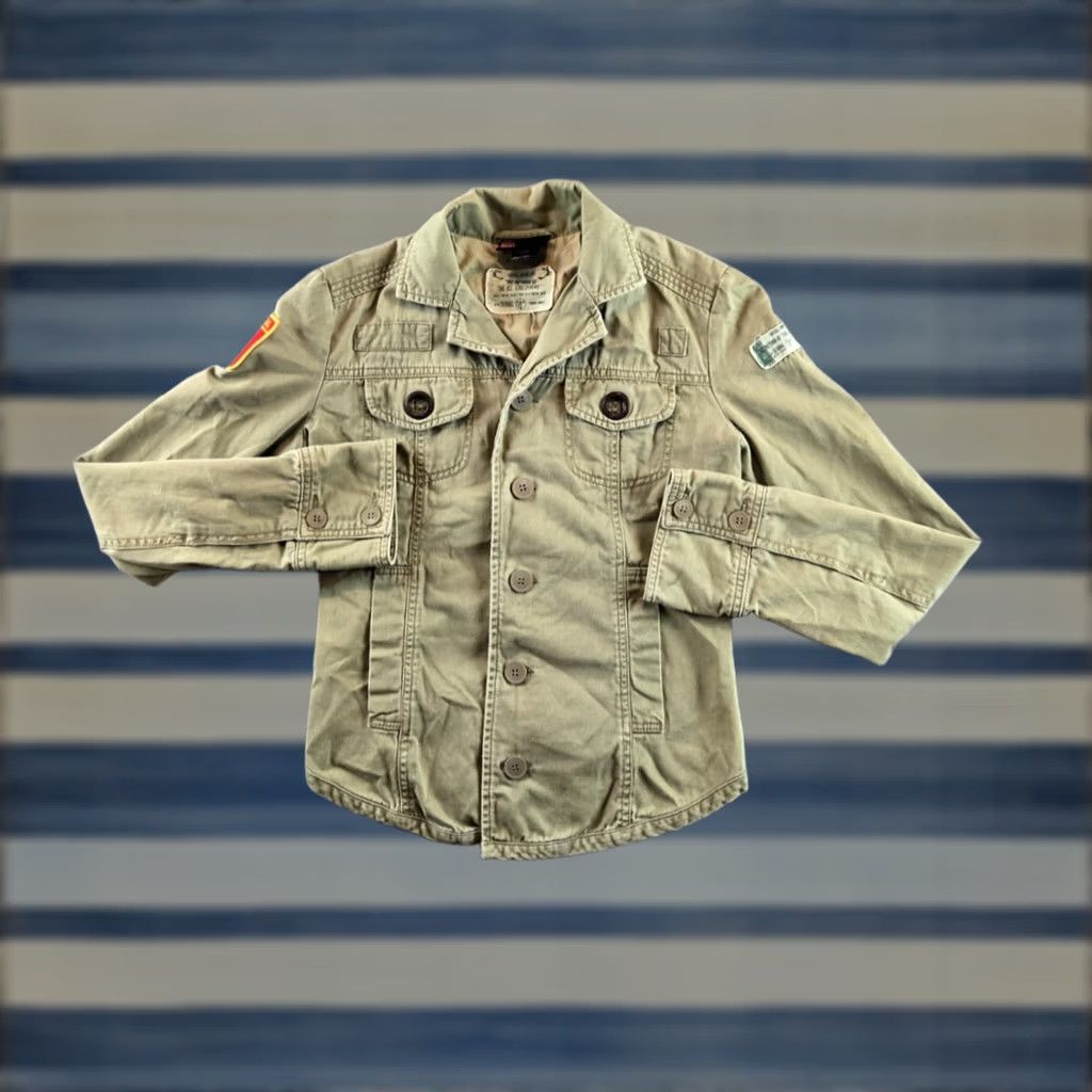 Diesel Diesel Napoleon Military Cotton Jacket Y2K Vintage | Grailed