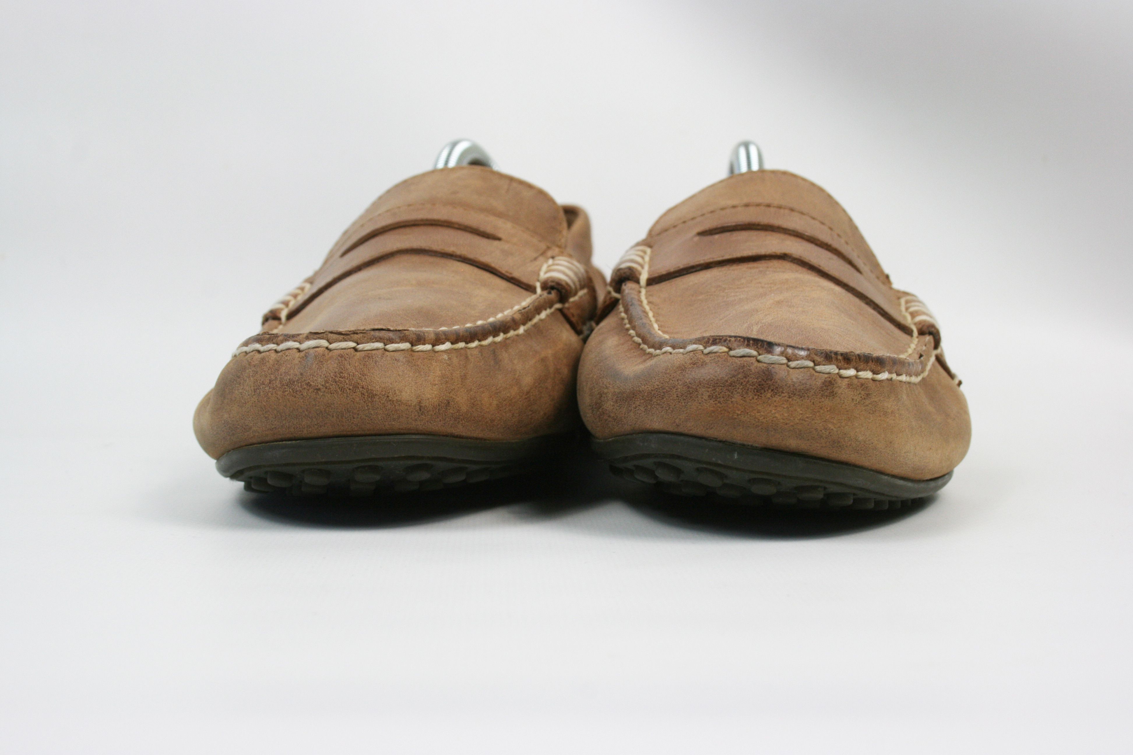 Polo Ralph Lauren WES Leather Car Driver Penny Loafers Size US 10 / EU 43 - 3 Thumbnail