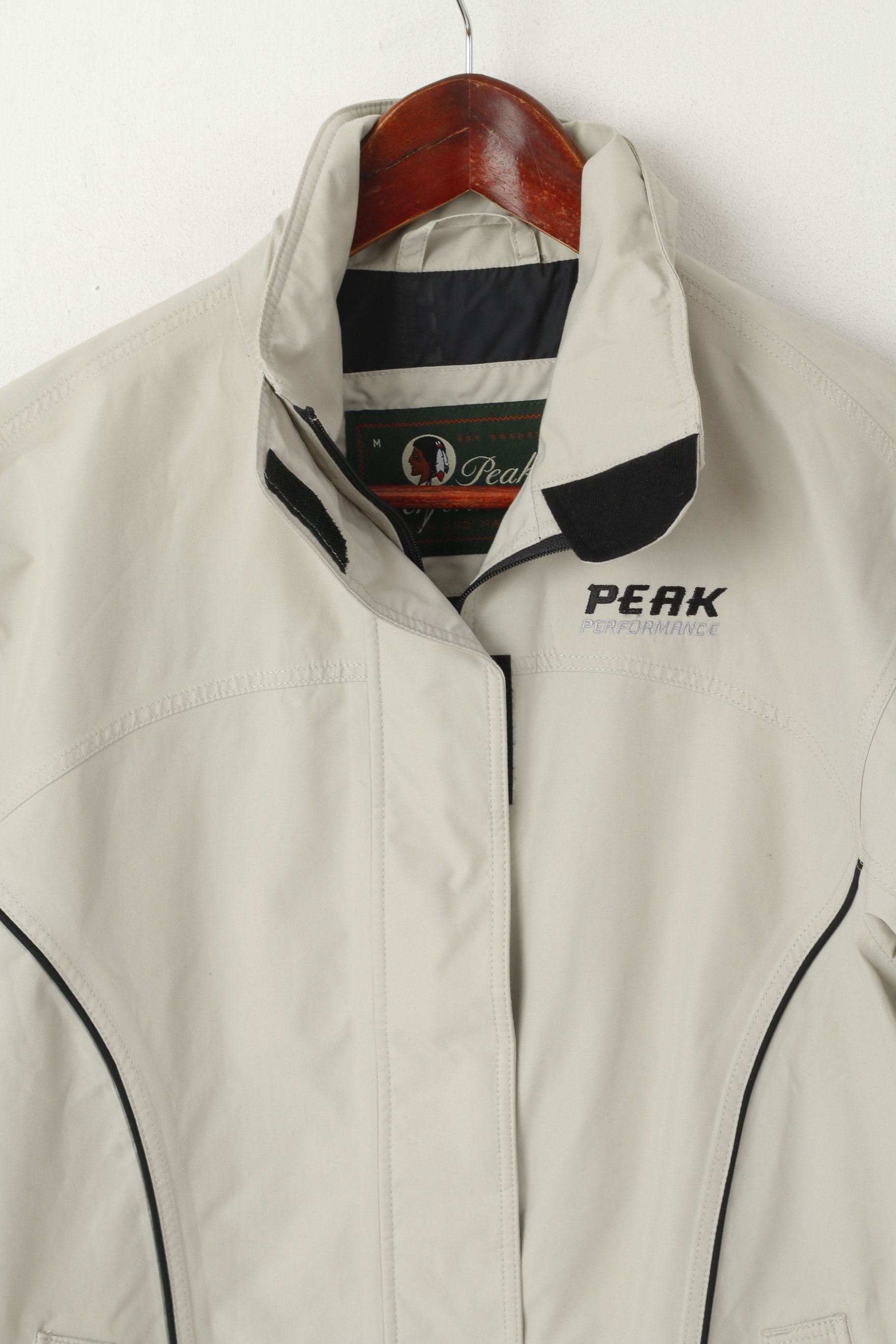 Peak Performance Peak Performance Women M Jacket Beige Gore-Tex 7379 Size M / US 6-8 / IT 42-44 - 3 Thumbnail