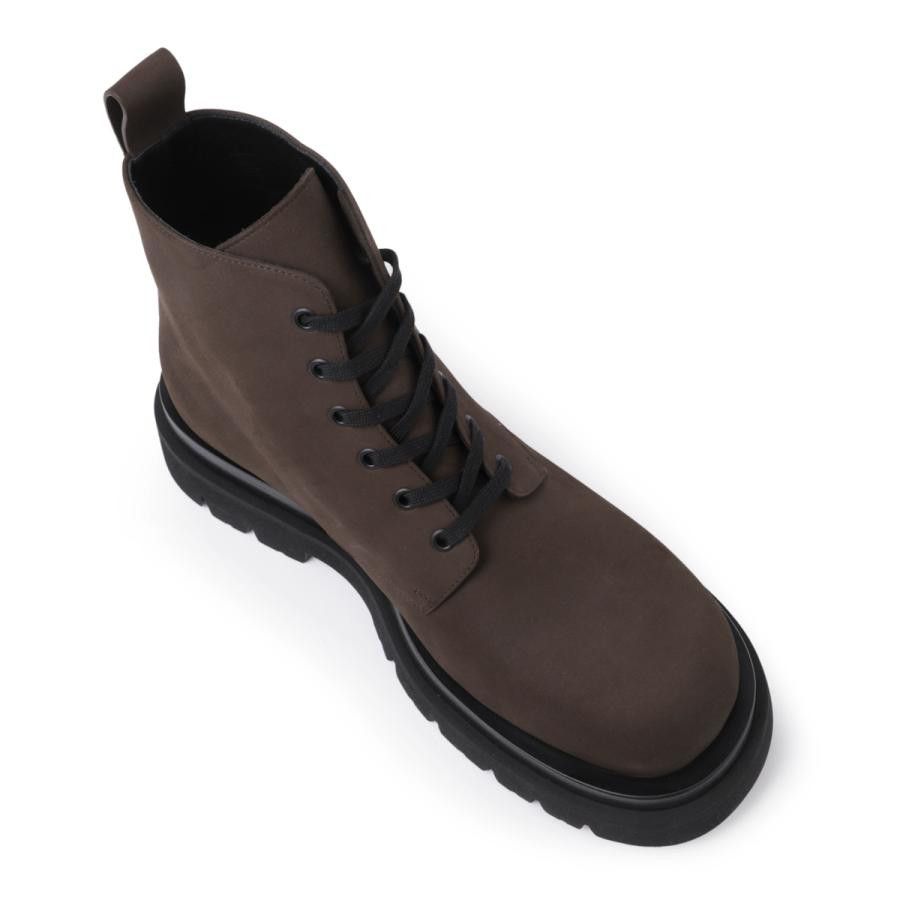 Bottega Veneta o1bcso1str1025 Lug Lace-Up Ankle Boots in Brown Size US 9 / EU 42 - 4 Thumbnail