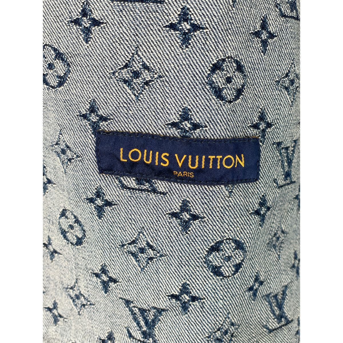 Louis Vuitton Louis Vuitton Wave Damier Denim Jacket Size US M / EU 48-50 / 2 - 4 Thumbnail