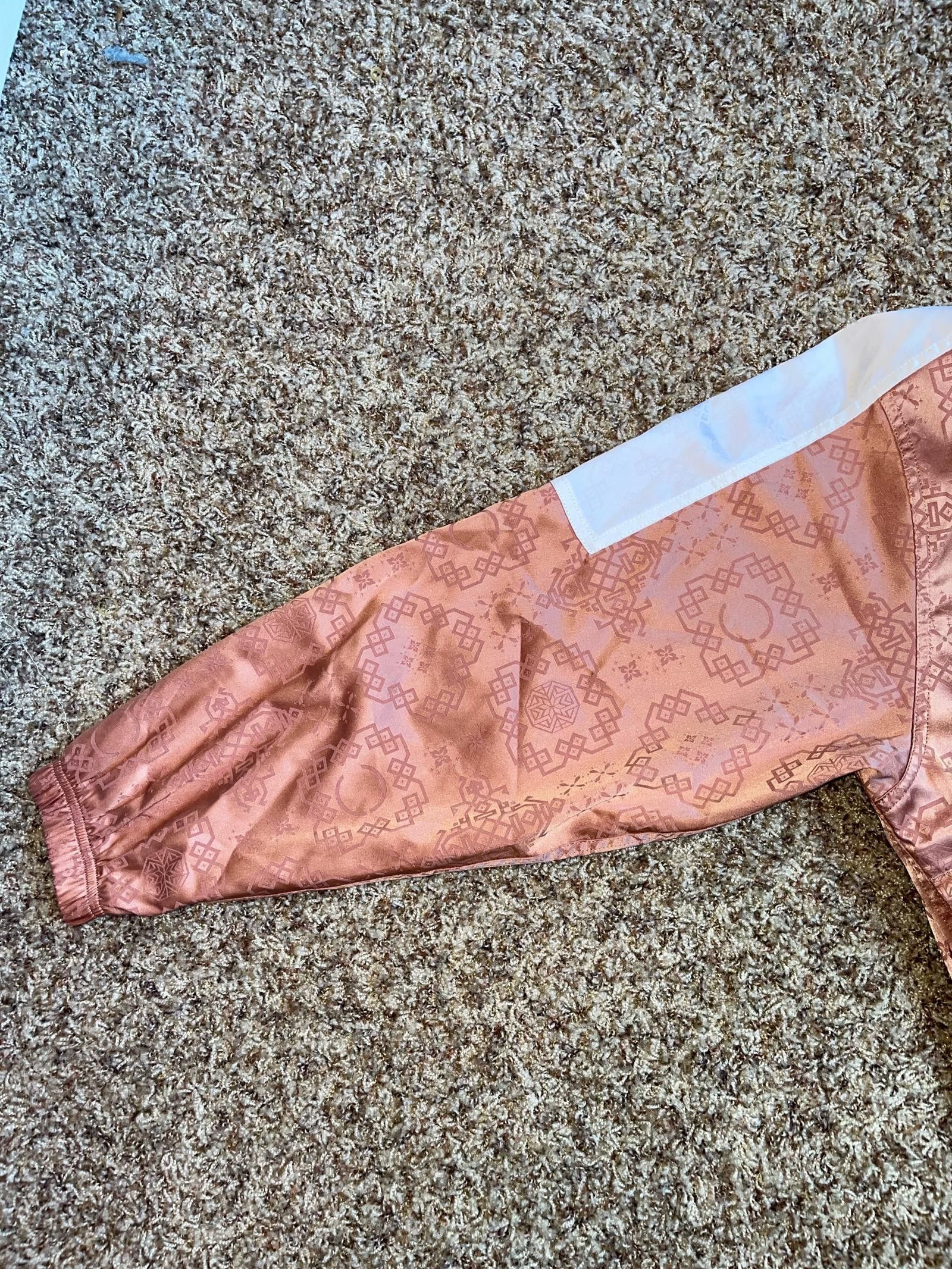 Nike Nike x Clot Rose Gold Silk Track Jacket Sample Size US L / EU 52-54 / 3 - 4 Thumbnail