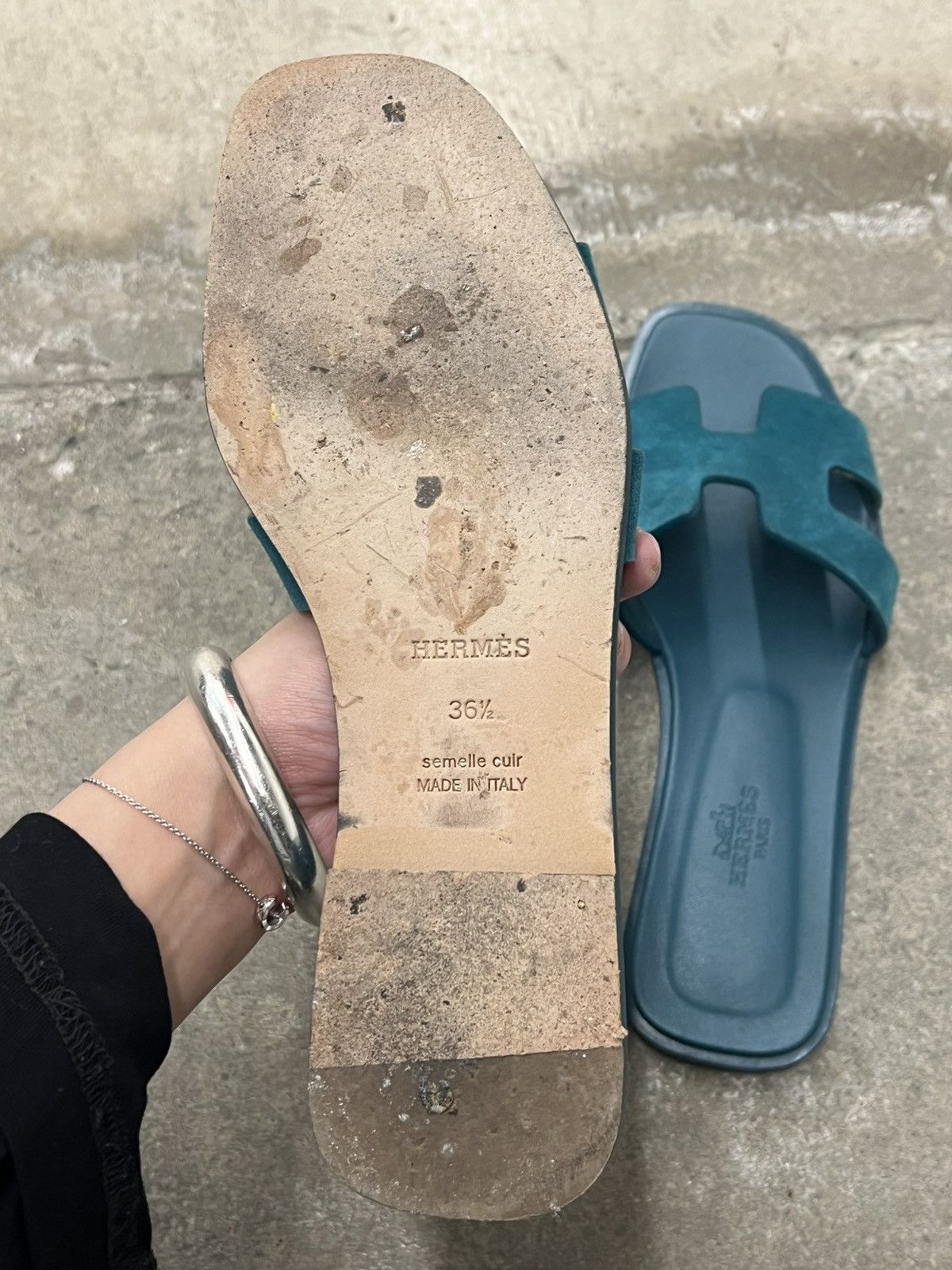 Hermes Hermès Oran Slides Size US 6.5 / IT 36.5 - 8 Thumbnail