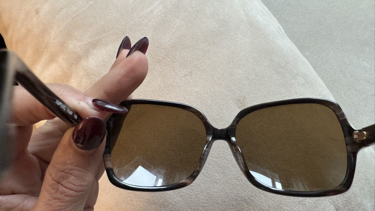 Kate Spade KATE SPADE Brown oversized sunglasses yellow lenses Size ONE SIZE - 6 Thumbnail