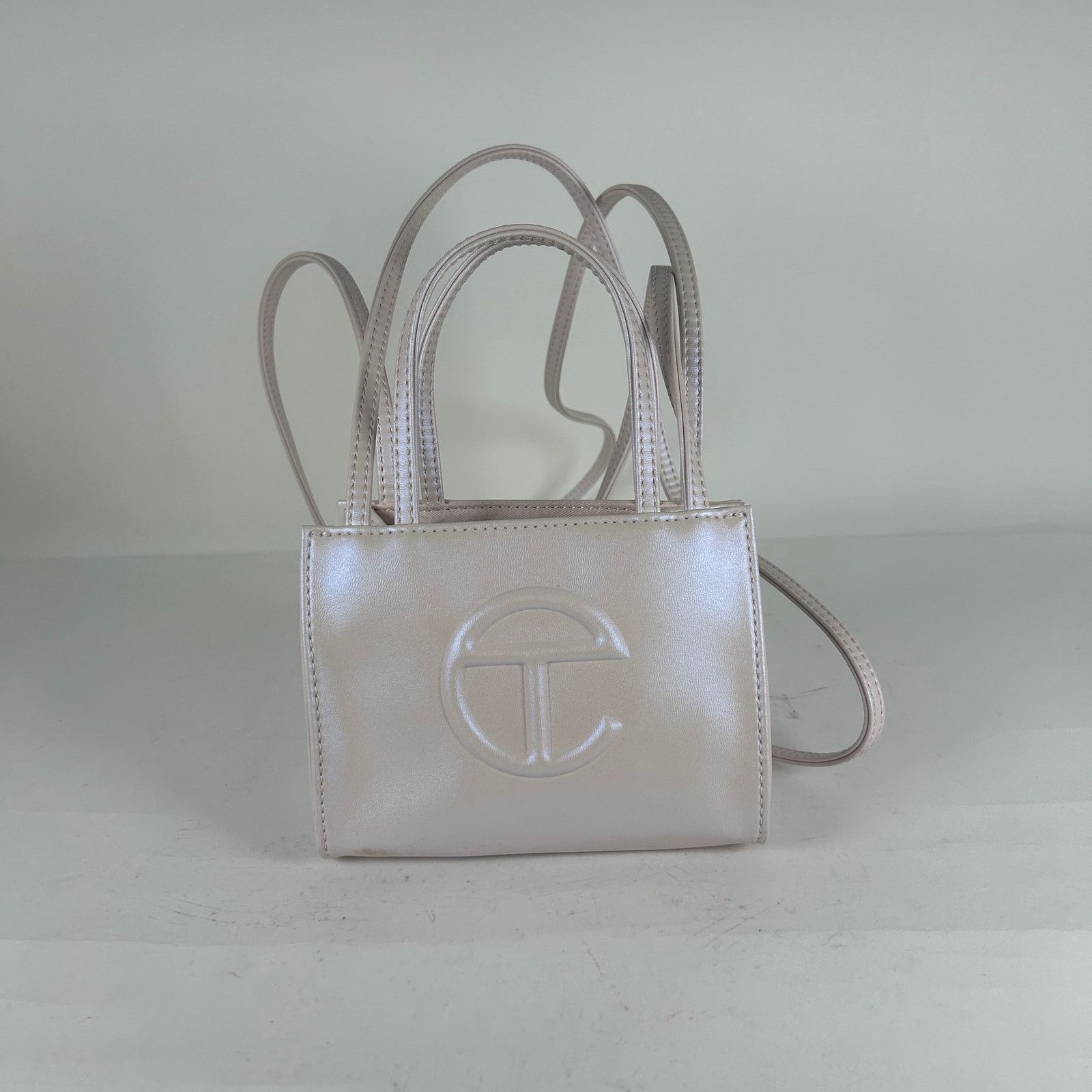 Telfar Telfar Metallic Pink Small Bag Size ONE SIZE - 1 Thumbnail
