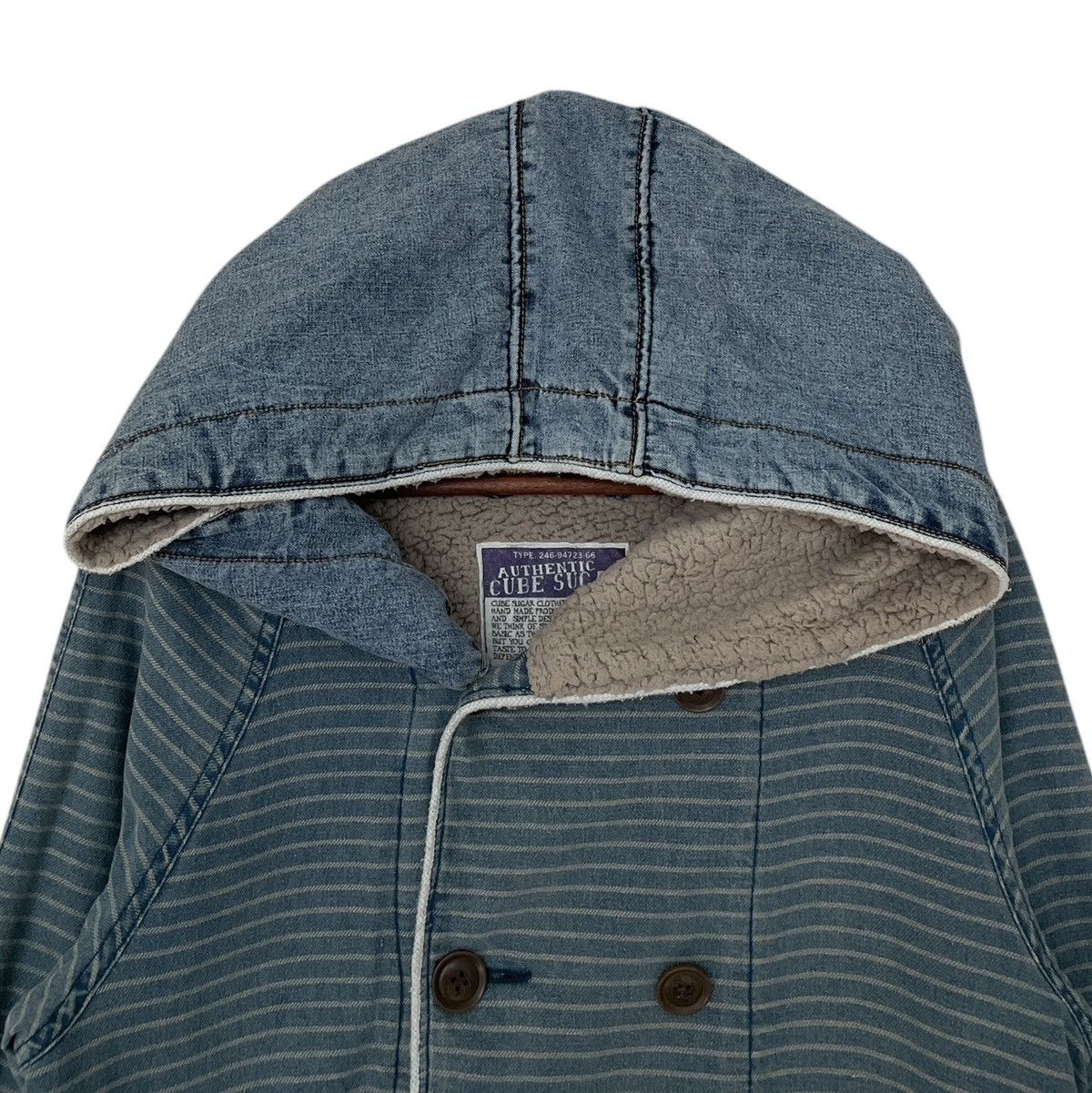 Japanese Brand × Vintage Vintage Brand Cube Sugar Fur Patchwork Hoodies 2000s Size US M / EU 48-50 / 2 - 7 Thumbnail