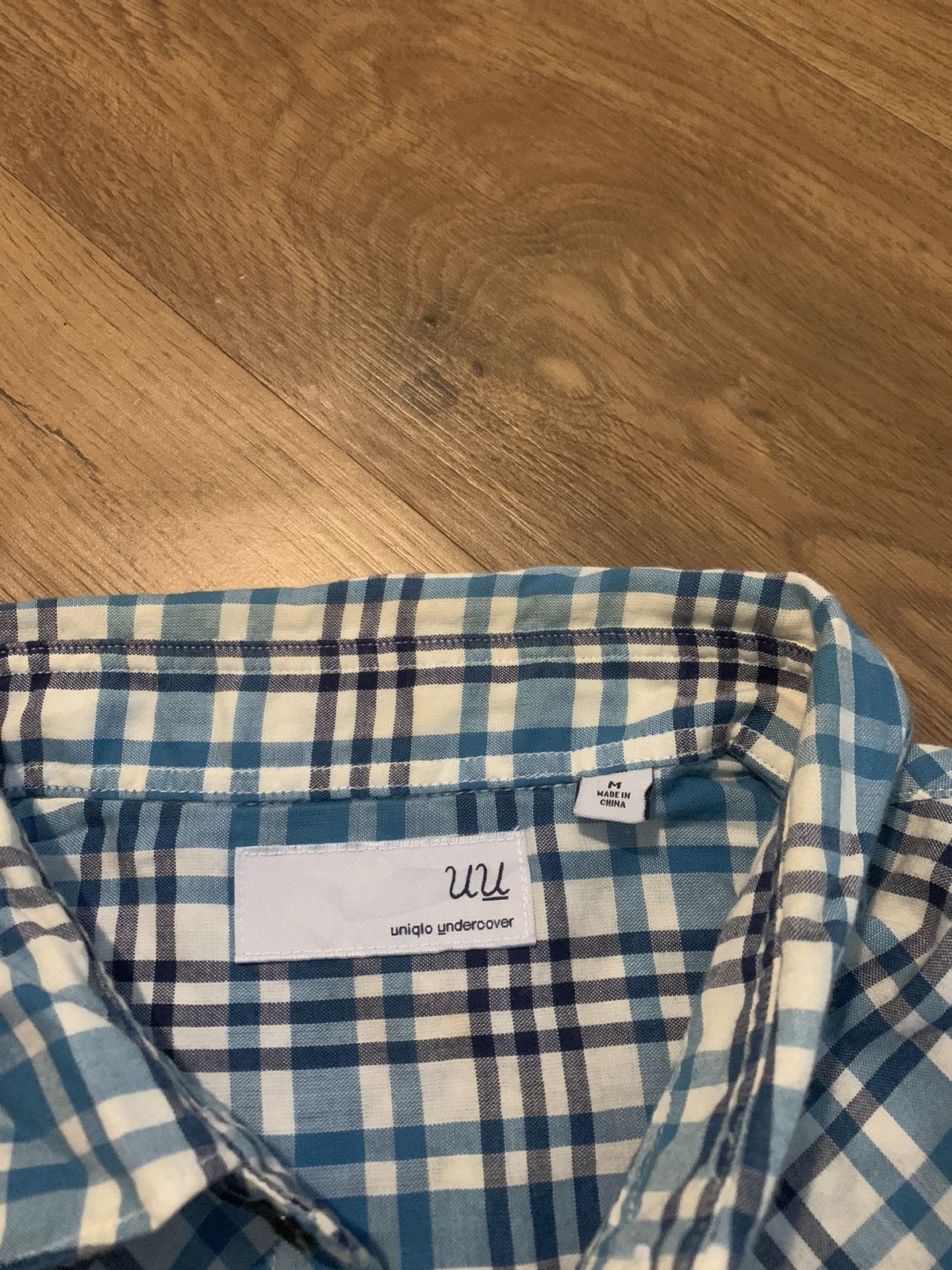 Japanese Brand × Undercover × Uniqlo UNDERCOVER X UNIQLO printed plaid shirt gothic vkei style Size US M / EU 48-50 / 2 - 15 Thumbnail