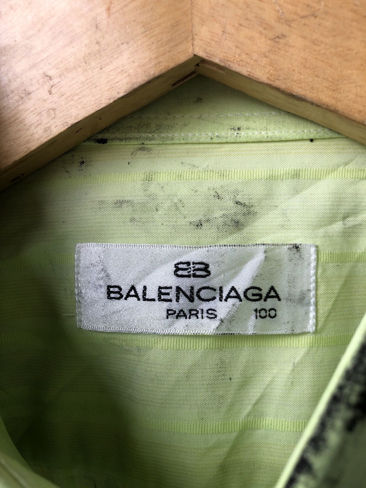 Balenciaga Vintage balenciaga long sleeve shirt destroyed 90s Size US XL / EU 56 / 4 - 6 Thumbnail