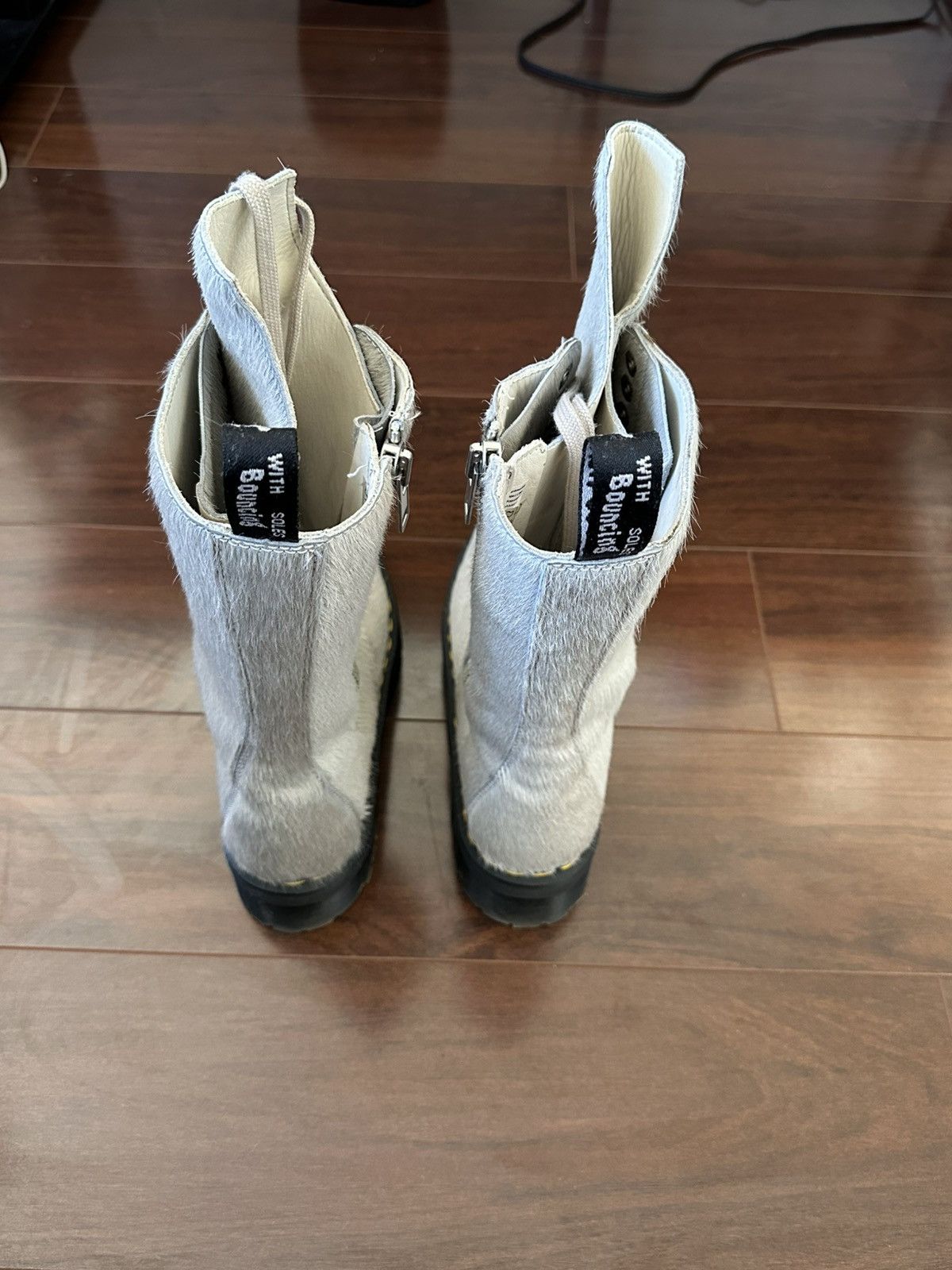 Dr. Martens × Rick Owens 1918 Rick Owens Ponyhair boots Size US 10.5 / EU 43-44 - 5 Thumbnail