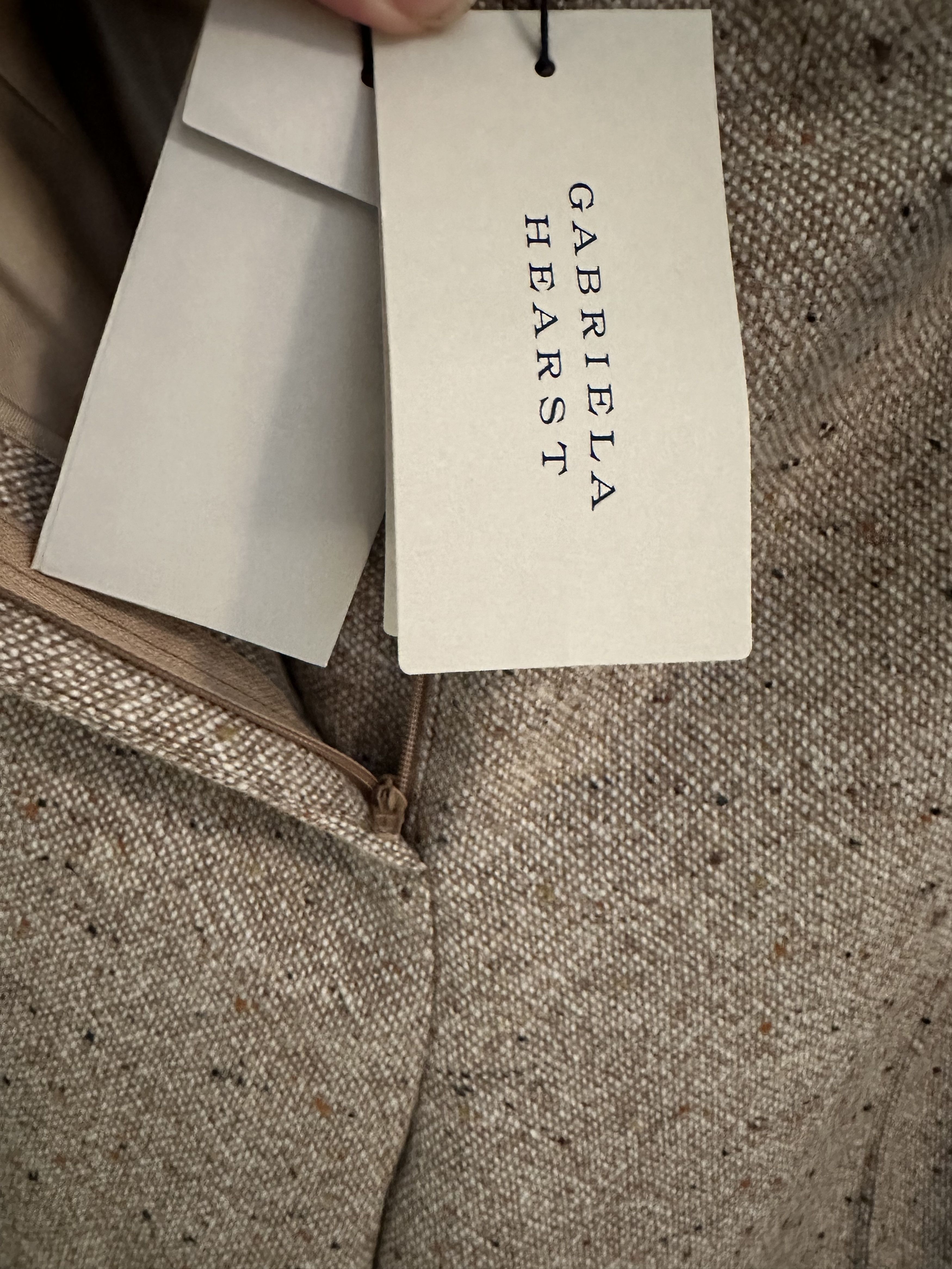 Gabriela Hearst Josh Pant in oatmeal multi Size 32" / US 10 / IT 46 - 5 Thumbnail