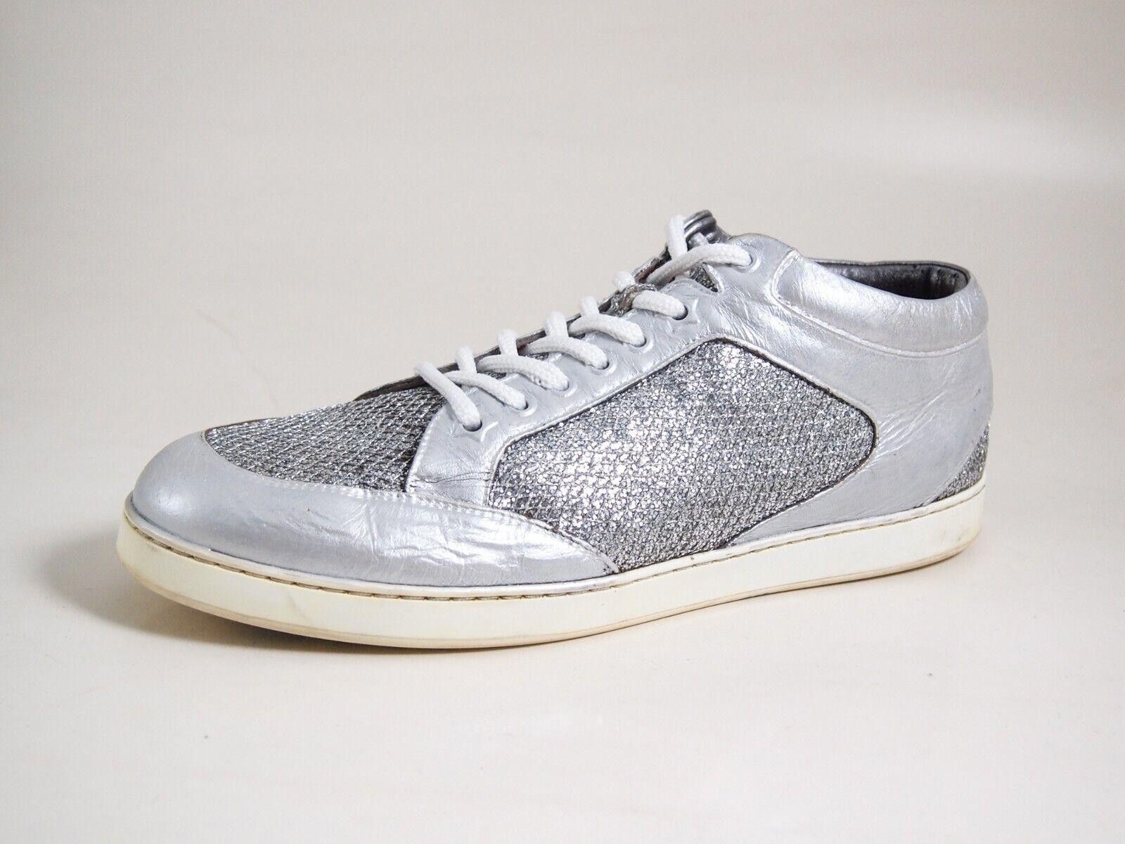 Jimmy Choo Jimmy Choo Sneakers Silver Leather Mesh US 10.5 EU 40.5 Size US 10.5 / IT 40.5 - 1 Thumbnail