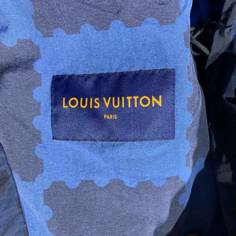 Louis Vuitton Louis Vuitton Blue Plaid Trooper Jacket 2501-Nextarrow Size US XXL / EU 58 / 5 - 3 Thumbnail