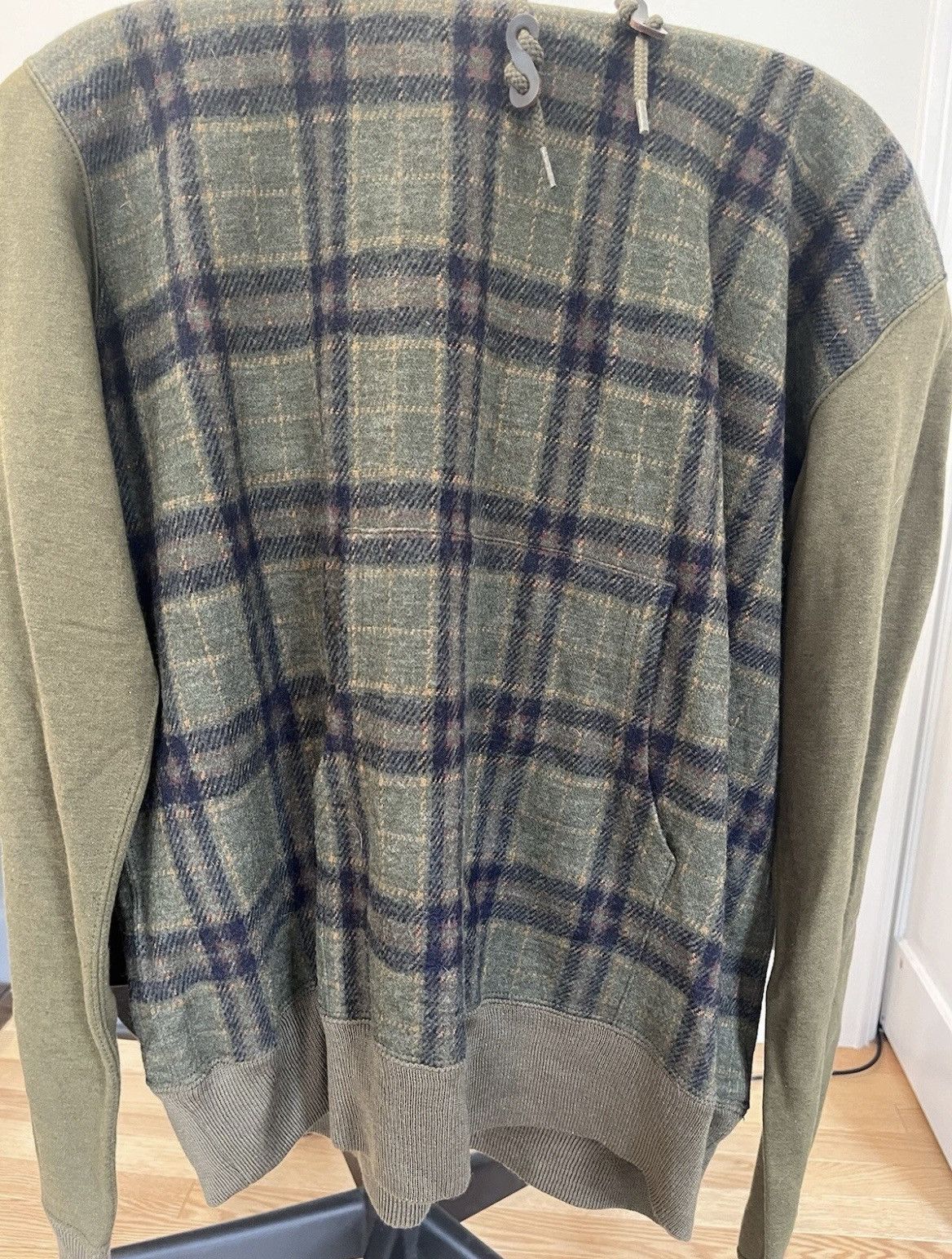 Comme des Garcons 2000s ‘Comme Des Garçons’ Plaid Wool Hoodie Size US L / EU 52-54 / 3 - 4 Thumbnail
