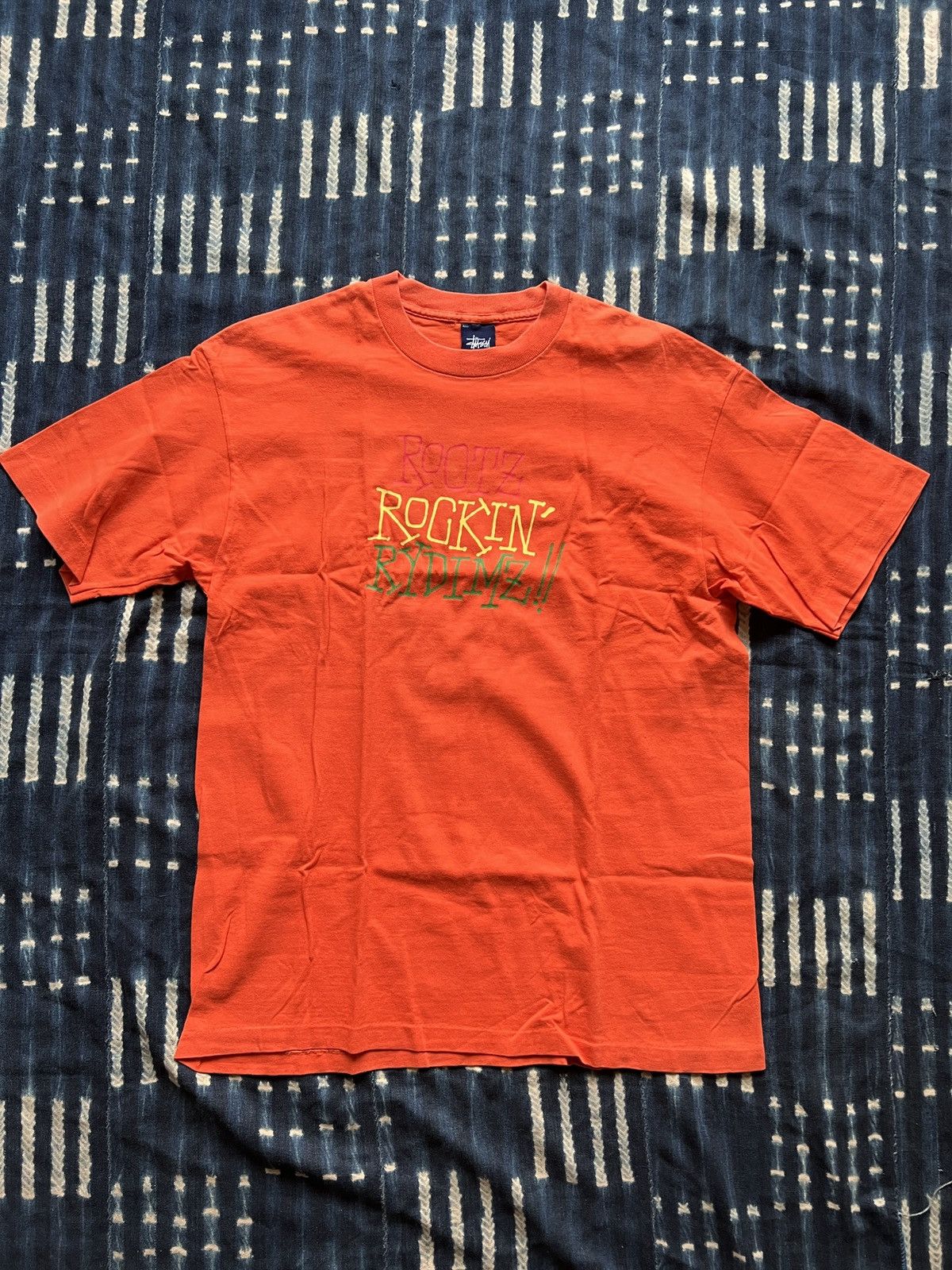 Stussy Stussy OG Roots Rockin Rydimz Tee – 90s USA made Size US L / EU 52-54 / 3 - 1 Thumbnail