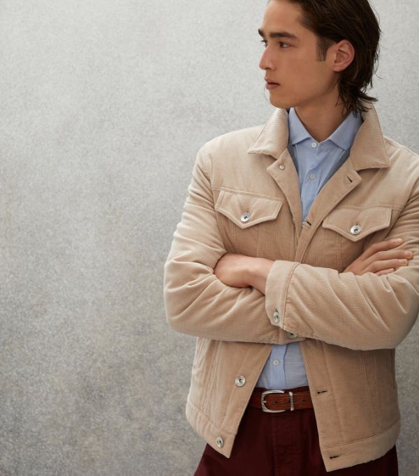 Brunello Cucinelli 0924 Goose Padded Jacket in Light Beige Size US XS / EU 42 / 0 - 5 Thumbnail