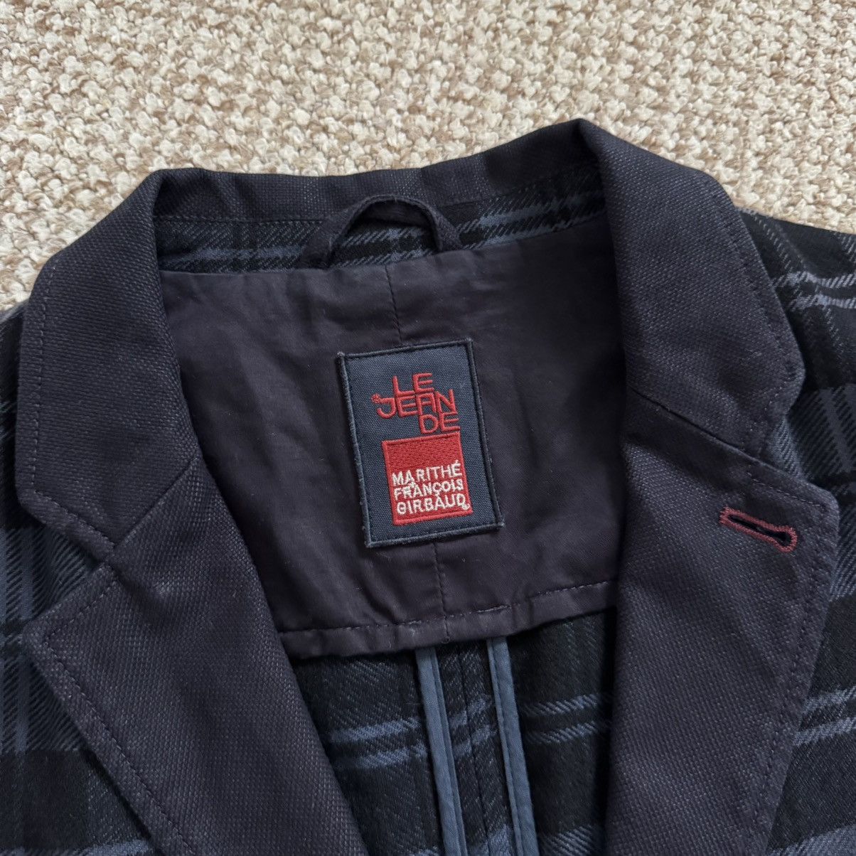 Marithe + Francois Girbaud Marithe Francois Girbaud Wool Blend Plaid Blazer Size 52R - 3 Thumbnail