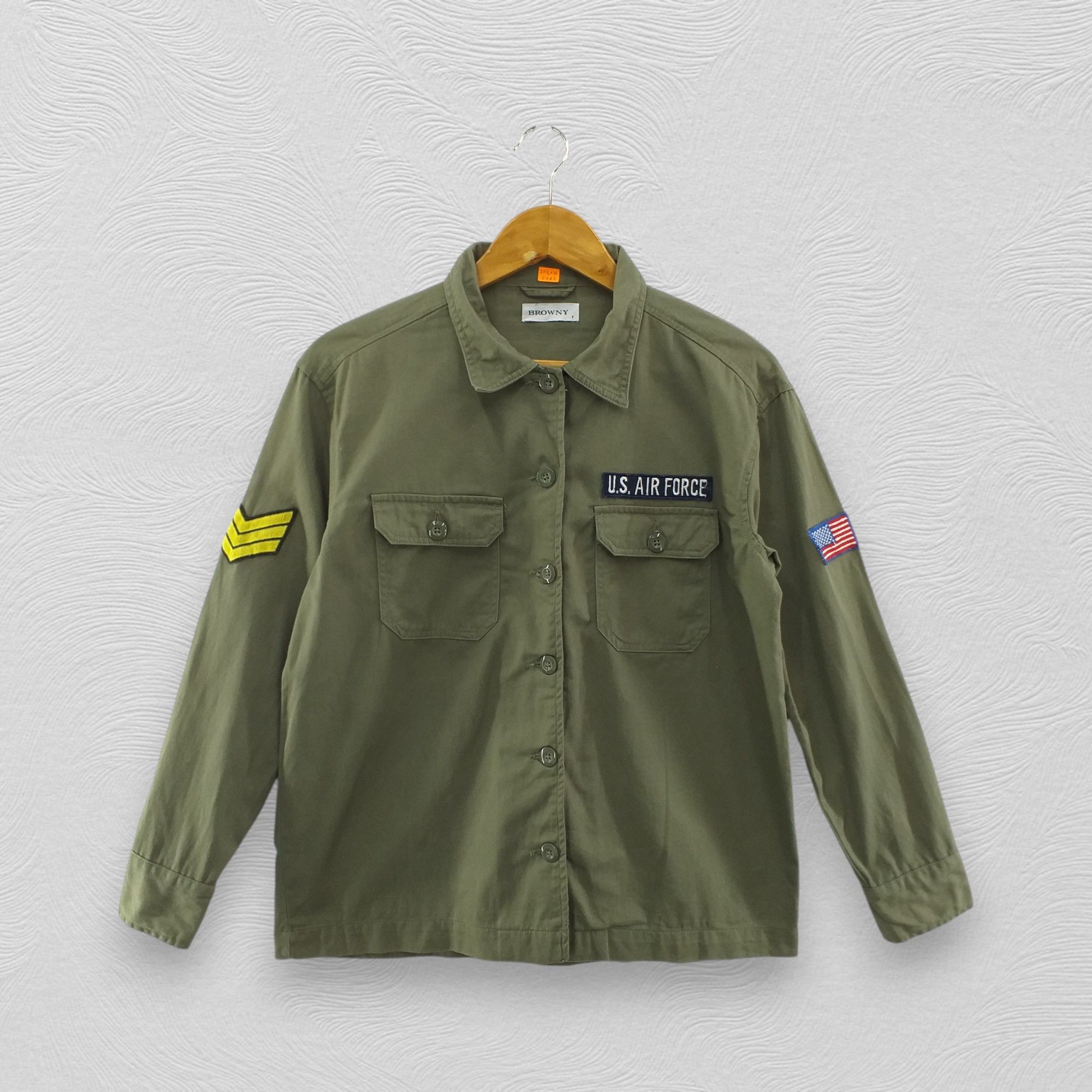 Japanese Brand Japanese Brand US Air Force Patches Button Jacket -J042 Size US S / EU 44-46 / 1 - 1 Thumbnail