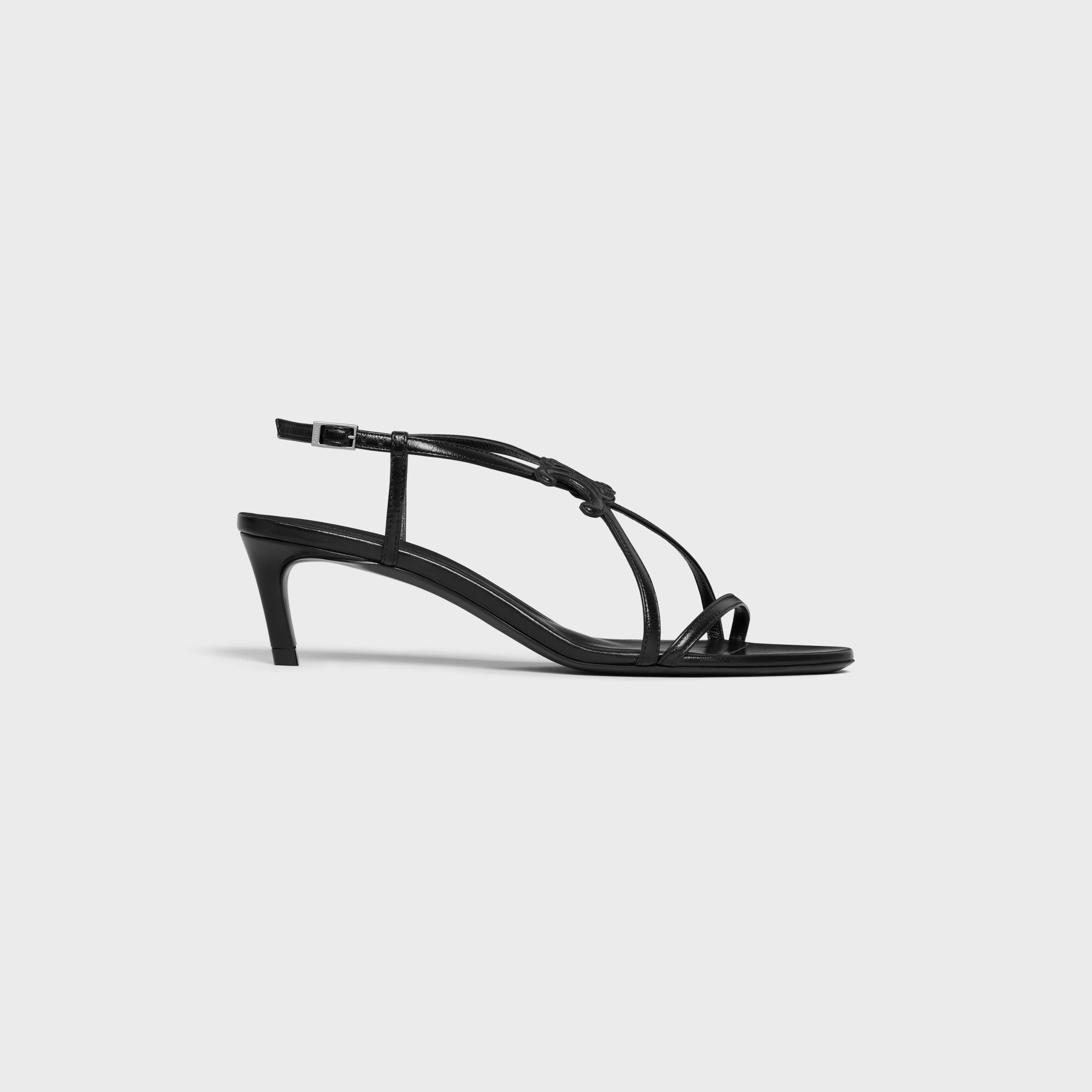 Celine o1bcso1str0925 358033958C Cuir Triomphe Sandals in Black Size US 6 / IT 36 - 1 Thumbnail