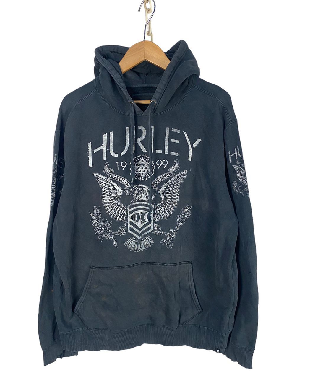 Hurley Hurley printed distressed hoodie pullover Size US L / EU 52-54 / 3 - 1 Thumbnail