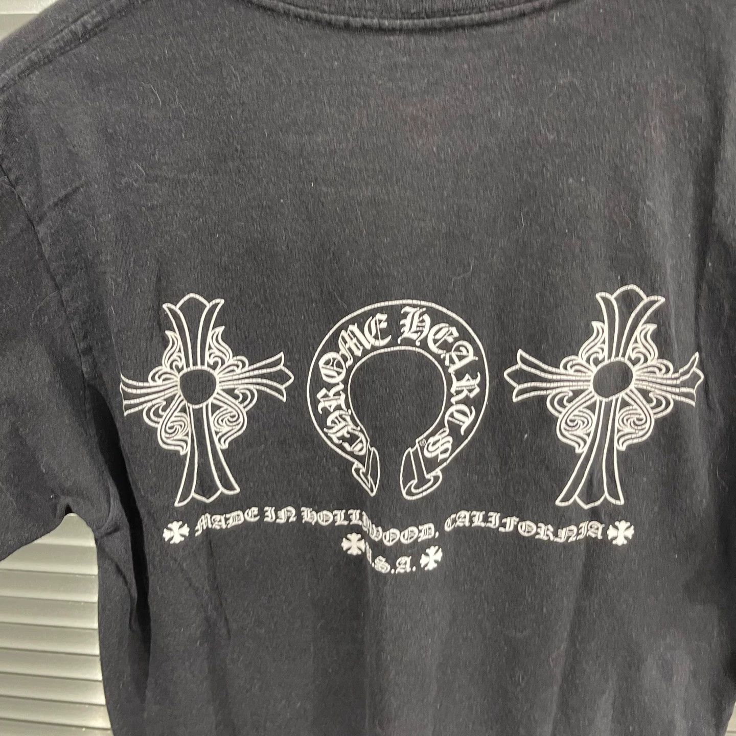 Chrome Hearts Chrome Hearts Black Horseshoe 3E T-Shirt S 95 New Minor Flaw Size S / US 4 / IT 40 - 7 Thumbnail
