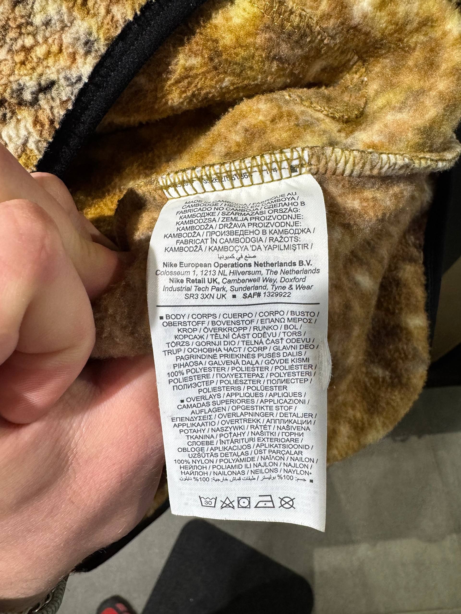 Nike × Supreme Nike ACG x Supreme Sherpa Ninja Fleece Tech Size US L / EU 52-54 / 3 - 11 Thumbnail