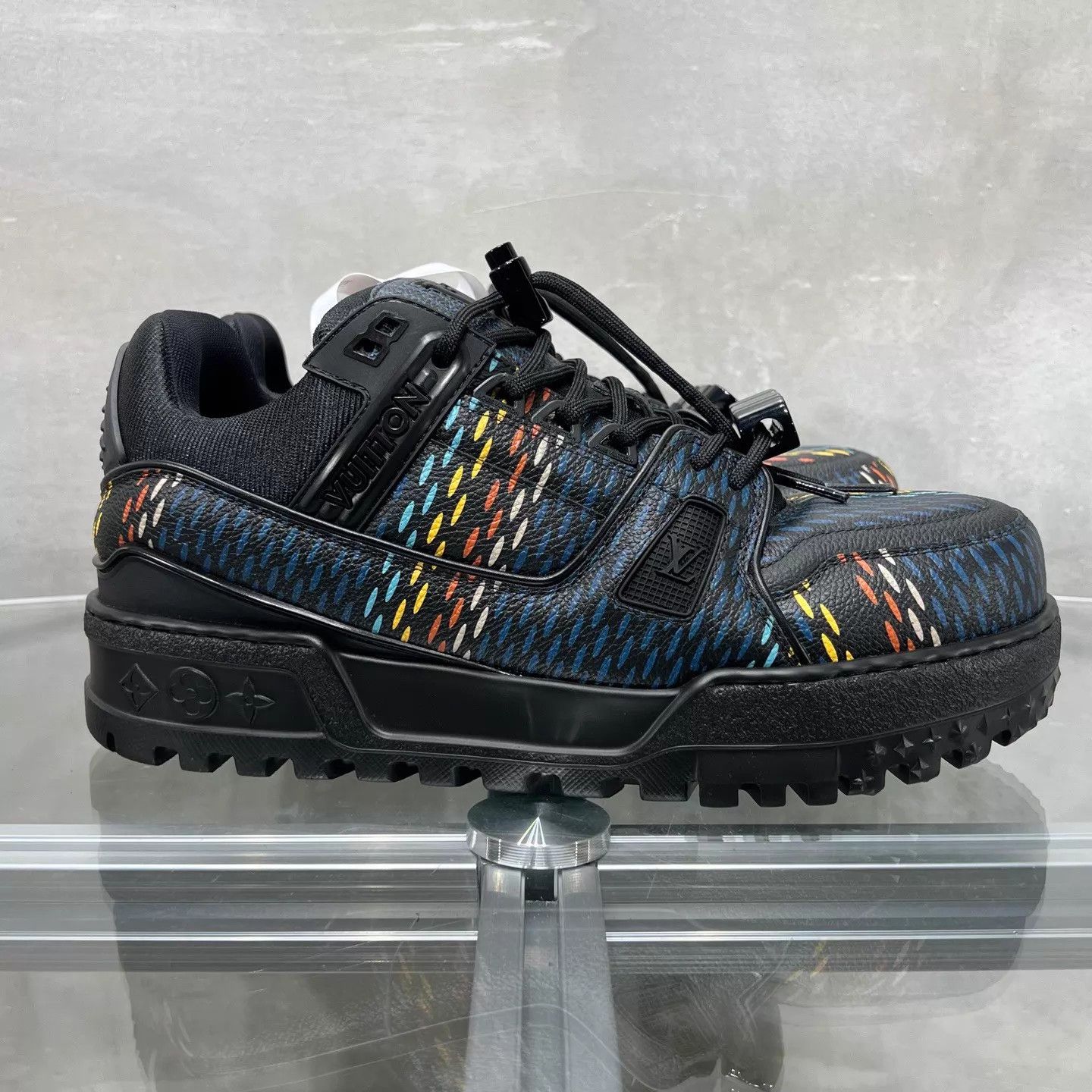 Louis Vuitton LV Trainer Maxi Black Multicolor UK6.5/40.5 Size US 7.5 / EU 40-41 - 4 Thumbnail