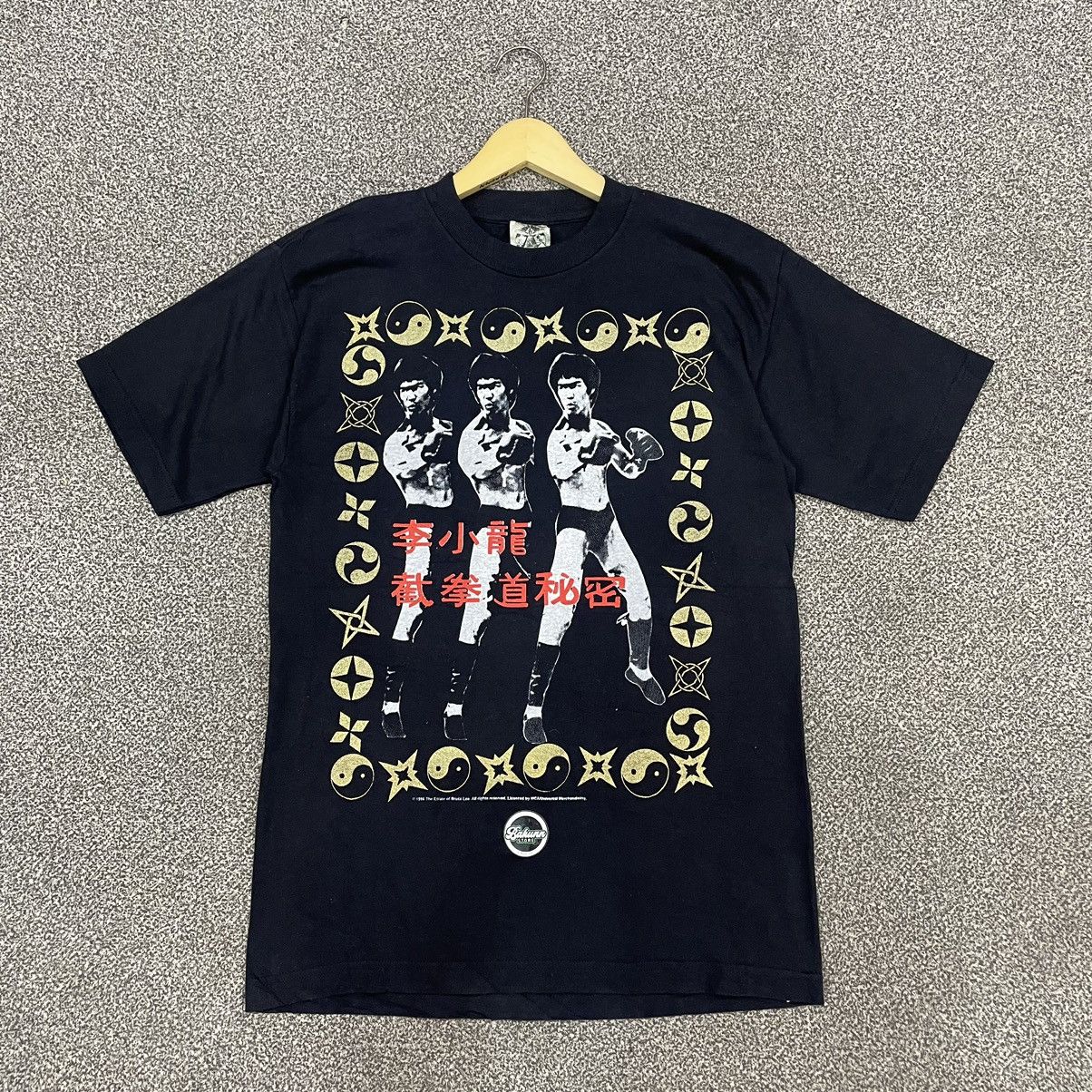 image of Made In USA x Vintage Tshirt Mosquitohead “Bruce Lee” 90's in Black, Men's (Size Medium)
