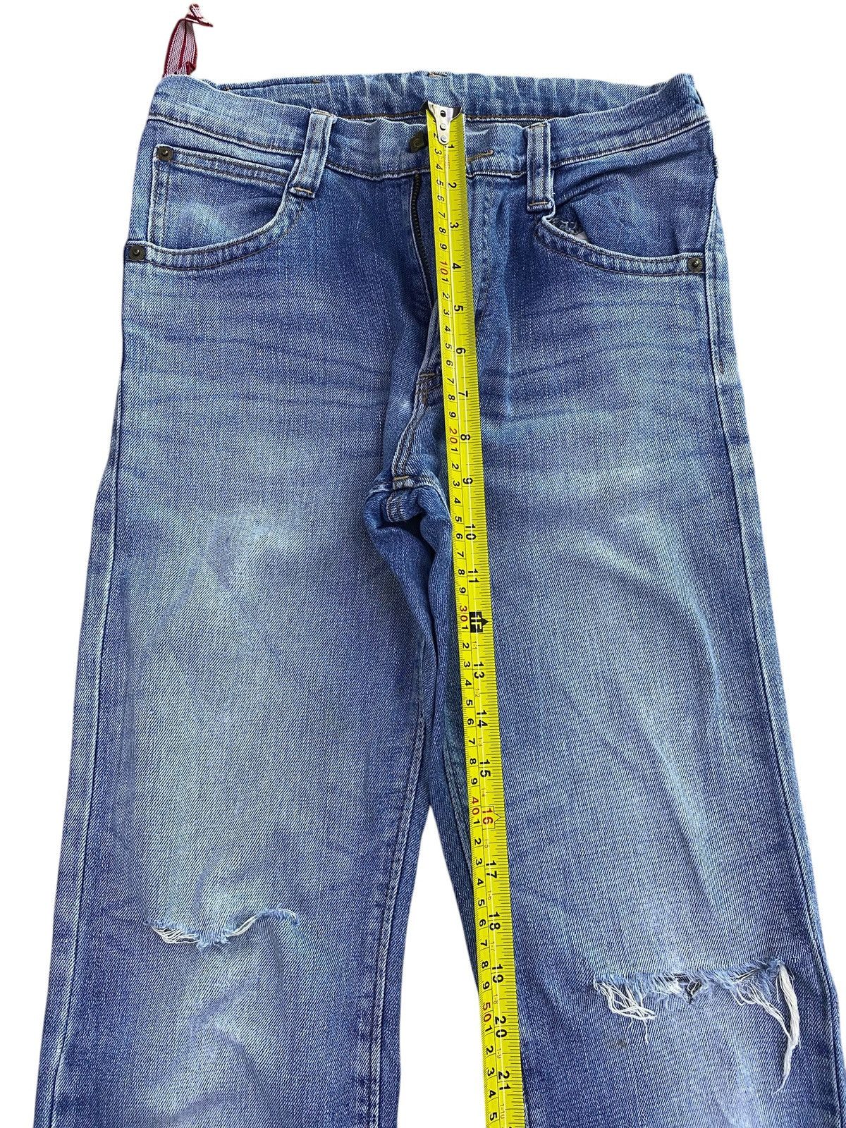 Edwin Vintage Edwin Acid Blue Wash Style Straight Cut Jeans Size US 27 - 8 Thumbnail