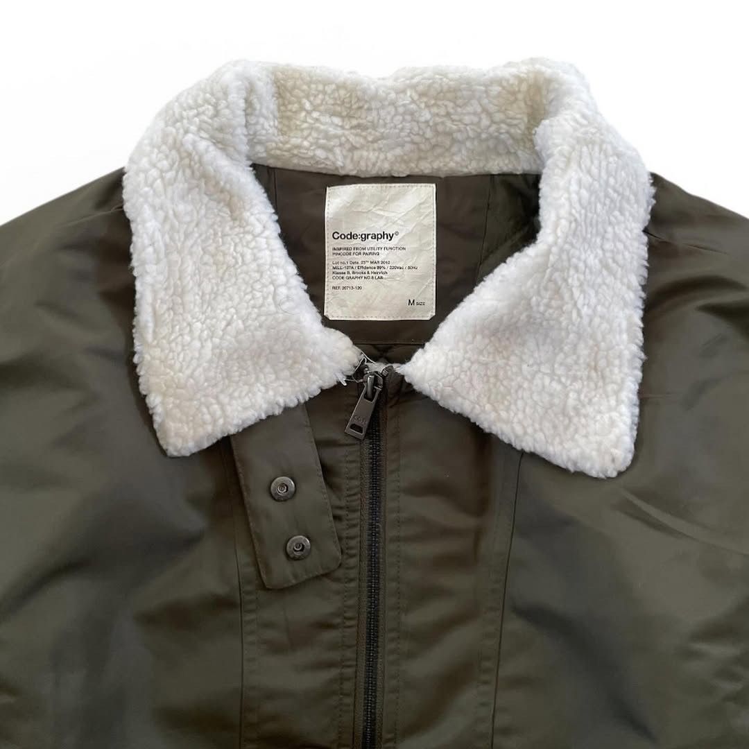Japanese Brand Codegraphy Fleece Collar 2-WAY Utility MA-1 Jacket Size US M / EU 48-50 / 2 - 8 Thumbnail