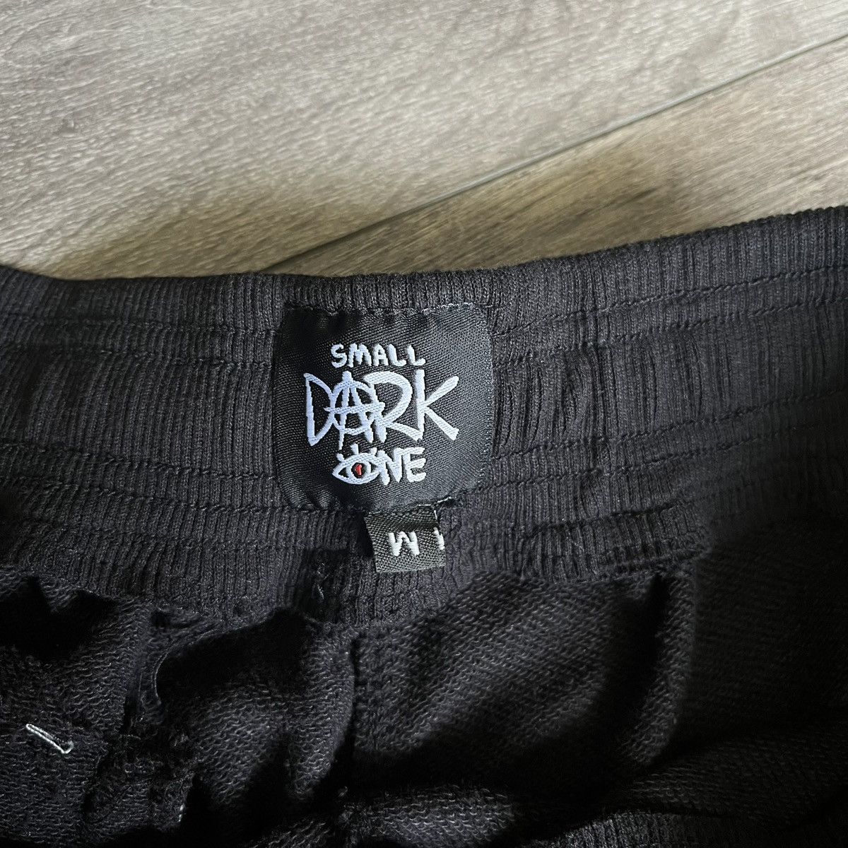 Plague Boulevard Lil Darkie Small Dark One Cartoon Cross Black Sweat Shorts M Size US 30 / EU 46 - 6 Thumbnail