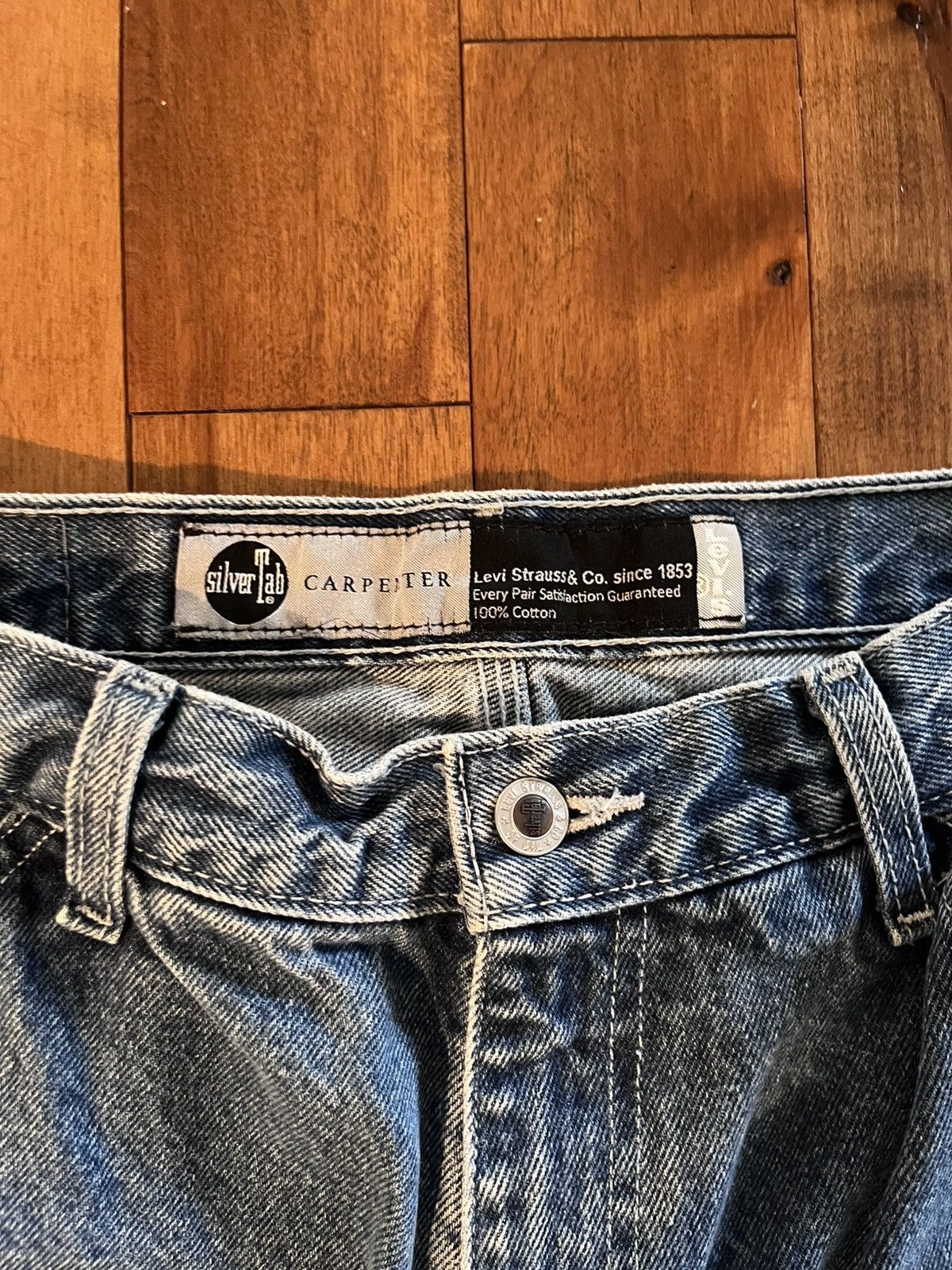 Levi's Baggy Y2K silvertab carpenters Size US 30 / EU 46 - 4 Thumbnail