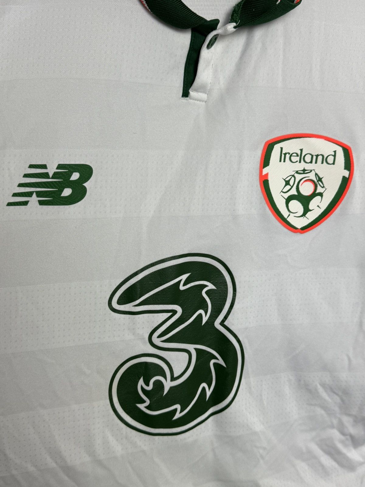 New Balance Republic of Ireland 17/18 Away Football Jersey Size US L / EU 52-54 / 3 - 3 Thumbnail