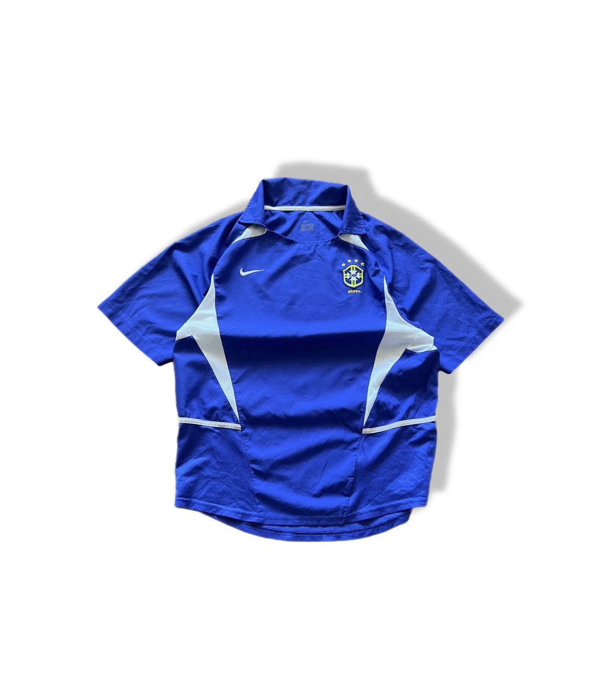 Nike Brazil 2000s World Cup Away Jersey Vintage Size US M / EU 48-50 / 2 - 1 Thumbnail