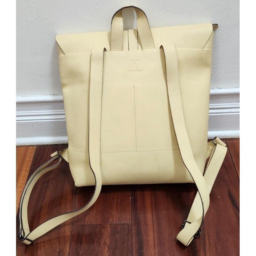 Other GAG BACKPACK PERA Leather Creamy lemon hue Size ONE SIZE - 5 Thumbnail