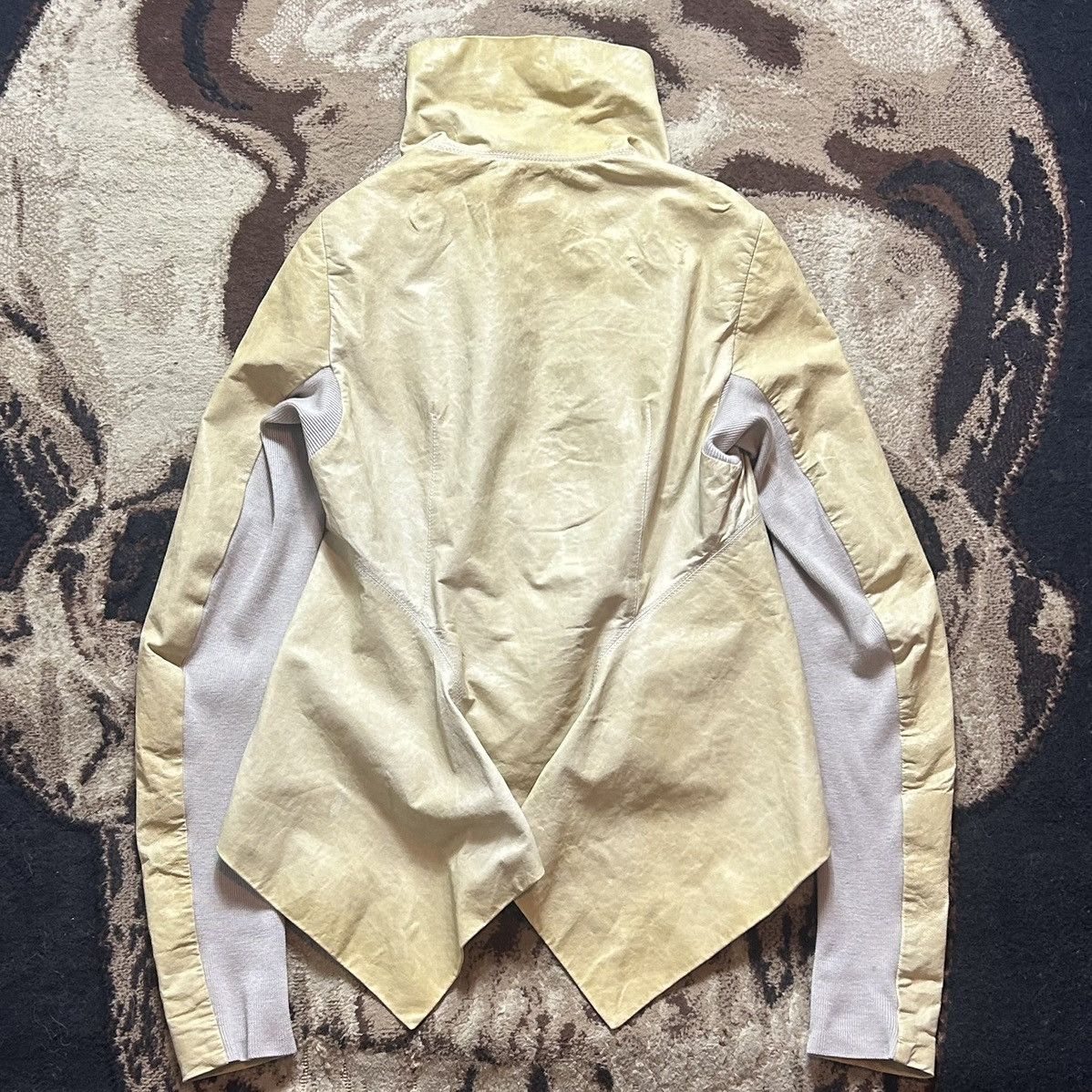 Rick Owens Rick Owens SS12 Naska High Neck Pearl Biker Jacket Size US M / EU 48-50 / 2 - 3 Thumbnail