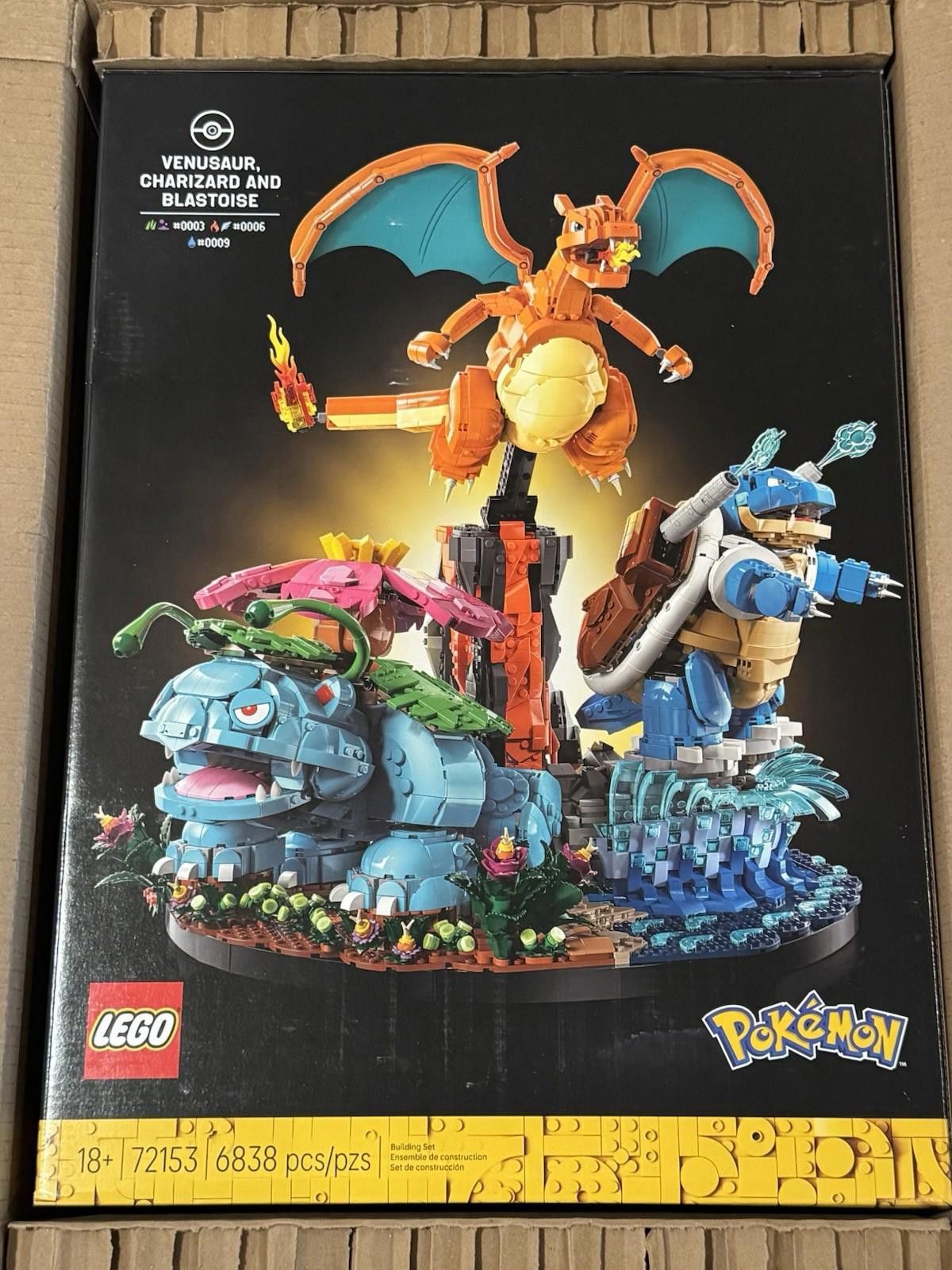 LEGO Lego Pokemon 72153 Venusaur, Charizard, and Blastoise BRAND Size ONE SIZE - 3 Thumbnail