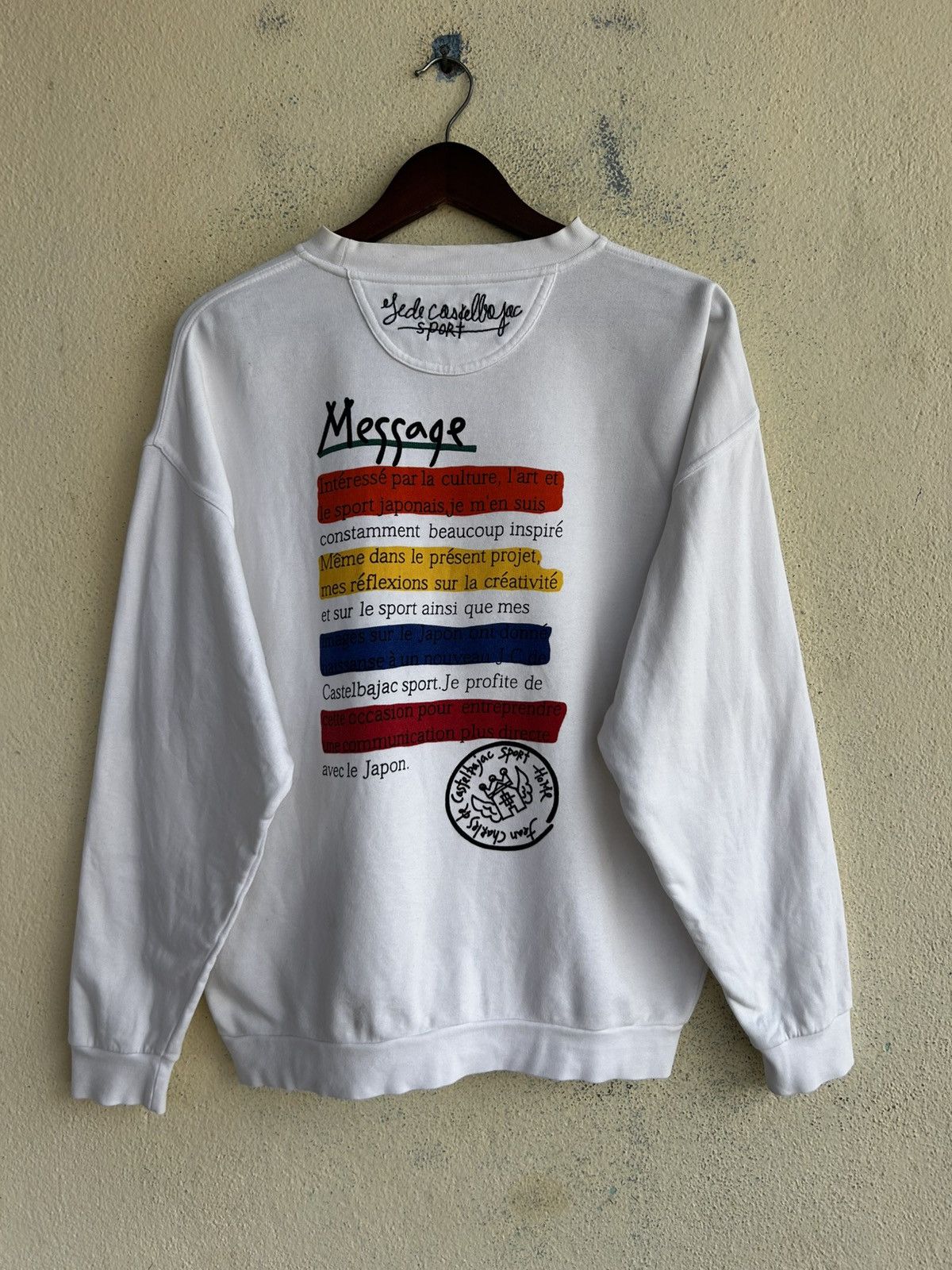 Jean Charles De Castelbajac Sport Is My Life Sweatshirt Size US L / EU 52-54 / 3 - 2 Thumbnail