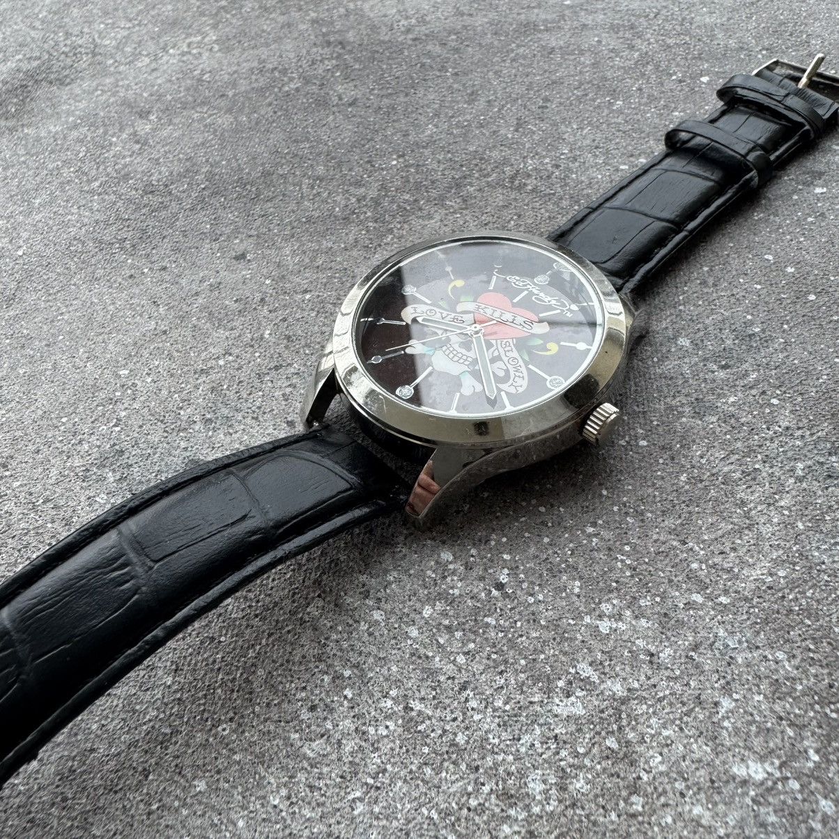 Ed Hardy Ed Hardy Vintage “Love Kills Slowly” Y2K Watches Size ONE SIZE - 6 Thumbnail