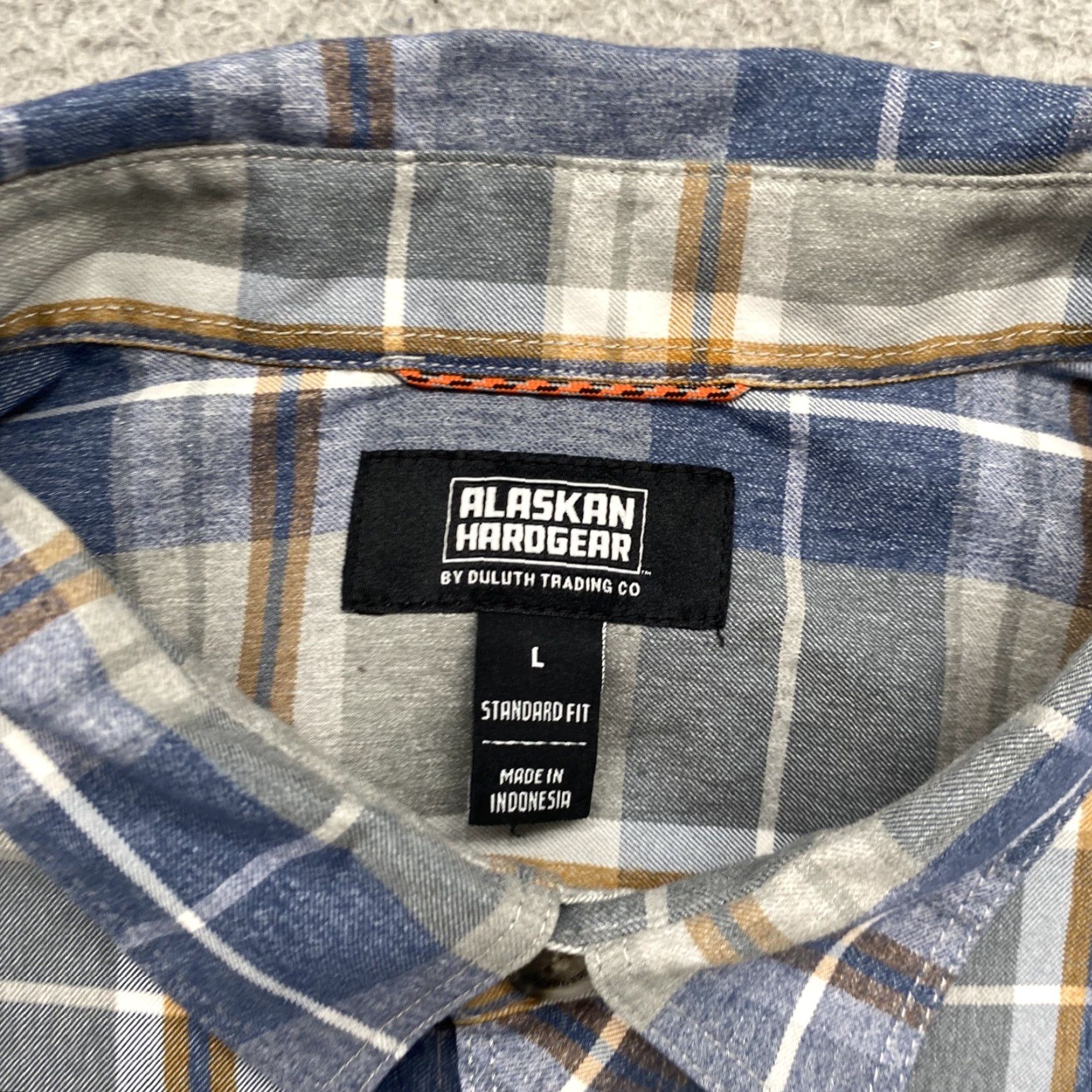 Vintage Alaskan Hardgear Shirt Plaid Flannel Button-Up Men Large Size US L / EU 52-54 / 3 - 4 Thumbnail