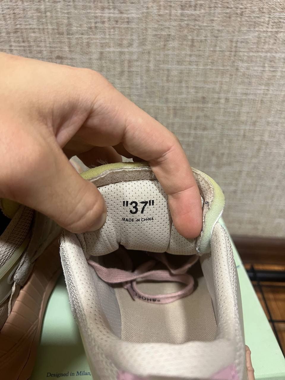 Off-White OFF WHITE ODSY-1000 PINK BEIGE Size US 7 / IT 37 - 6 Thumbnail