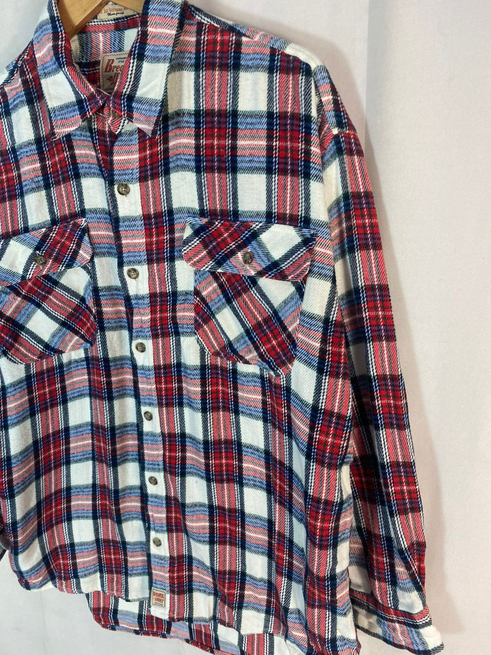 Flannel × Japanese Brand Vintage break off button up flannel shirt Size US L / EU 52-54 / 3 - 2 Thumbnail
