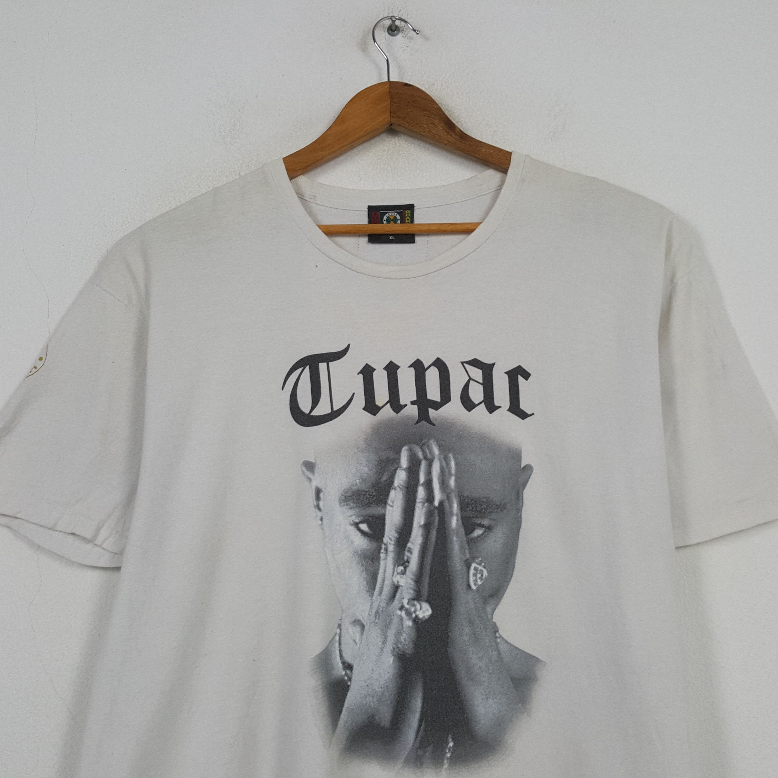 Cross Colours × Rap Tees × Vintage Vintage TUPAC SHUKUR x Cross Colours T-shirt 31 Size US XL / EU 56 / 4 - 2 Thumbnail