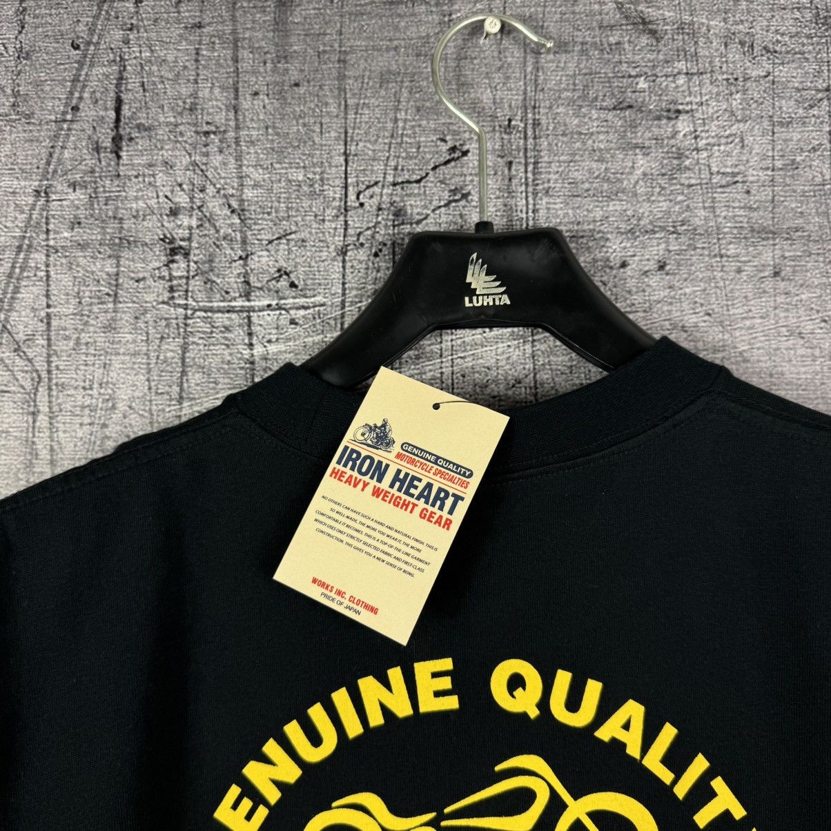 Iron Heart IRON HEART 7.5 OZ LOOPWHELL CREW NECK T-SHIRT TEE Size S Size US S / EU 44-46 / 1 - 3 Thumbnail