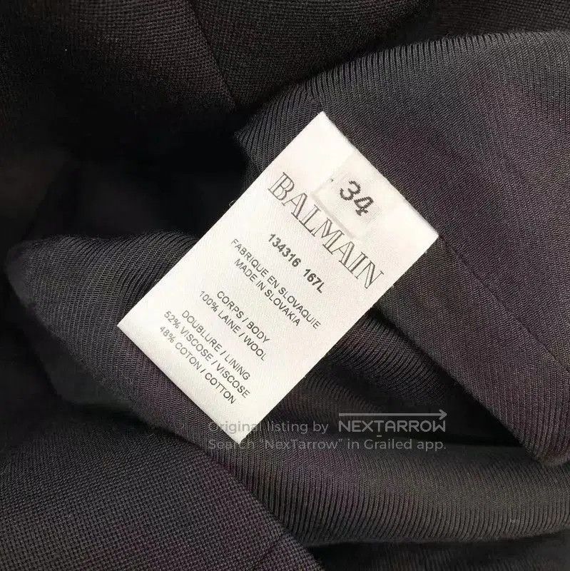 Balmain Balmain Black Women's Mini Skirt . Size 24" / US 00 / IT 34 - 5 Thumbnail