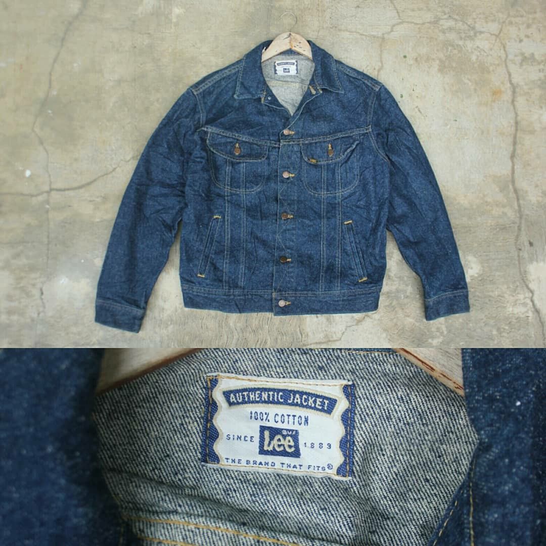 Lee Vintage Lee Authentic Jacket Size M Made in USA denim jeans Size US M / EU 48-50 / 2 - 1 Thumbnail
