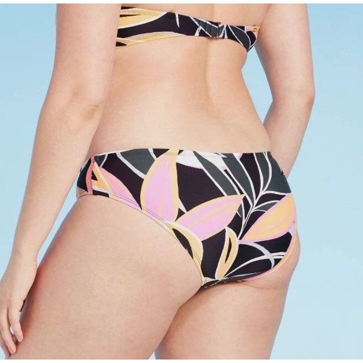 Other Kona Sol Womens Hipster Medium Coverage Bikini Bottom XL Bla Size ONE SIZE - 2 Thumbnail