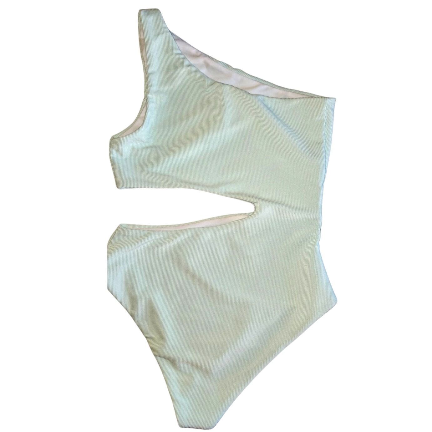 Beach Riot × Free People New Celine Ribbed One-Piece Swimsuit $148 SMALL Mint Size S / US 4 / IT 40 - 4 Thumbnail