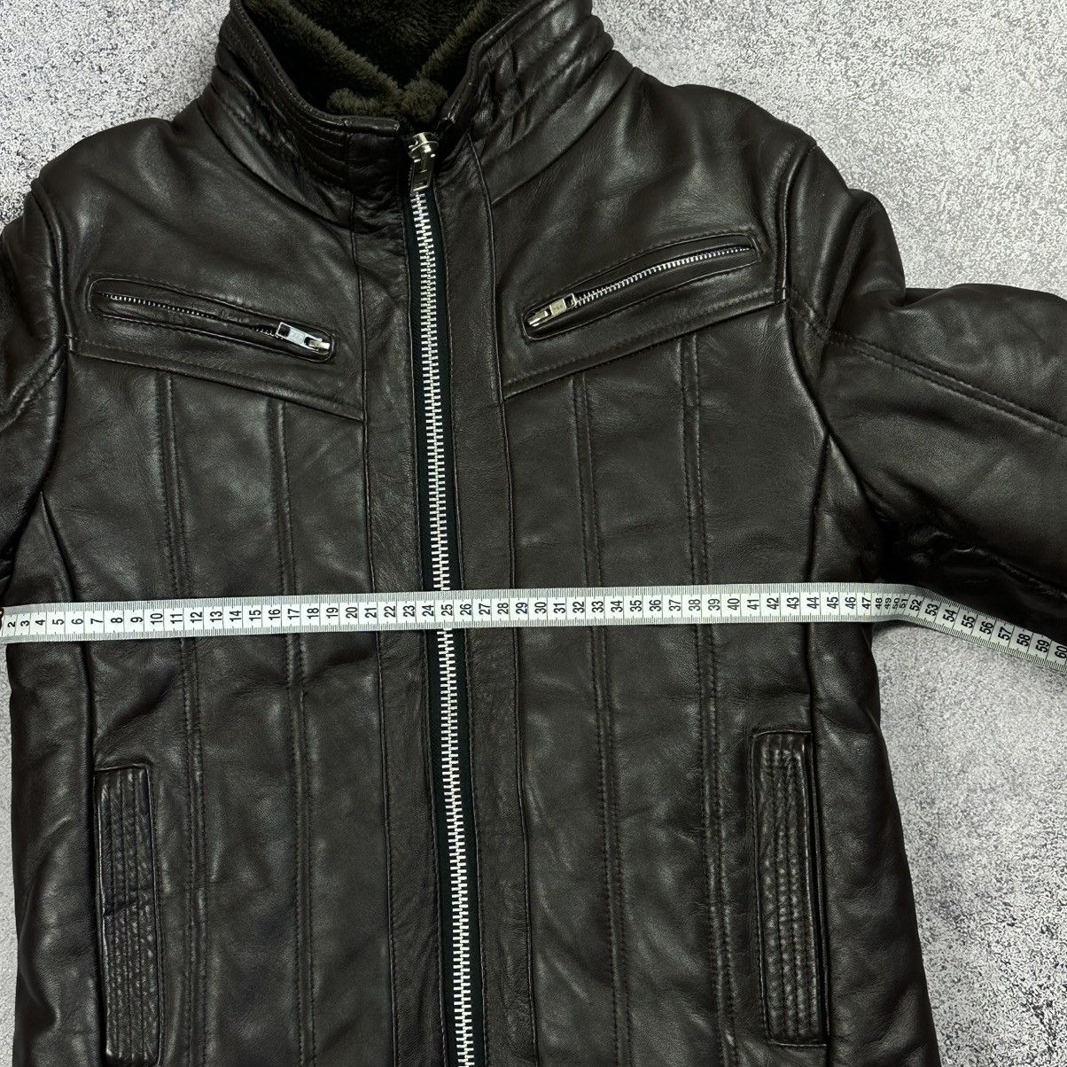 Japanese Brand HORN WORKS Y2K Quilted Padded Leather Brown Size Medium Size US M / EU 48-50 / 2 - 13 Thumbnail