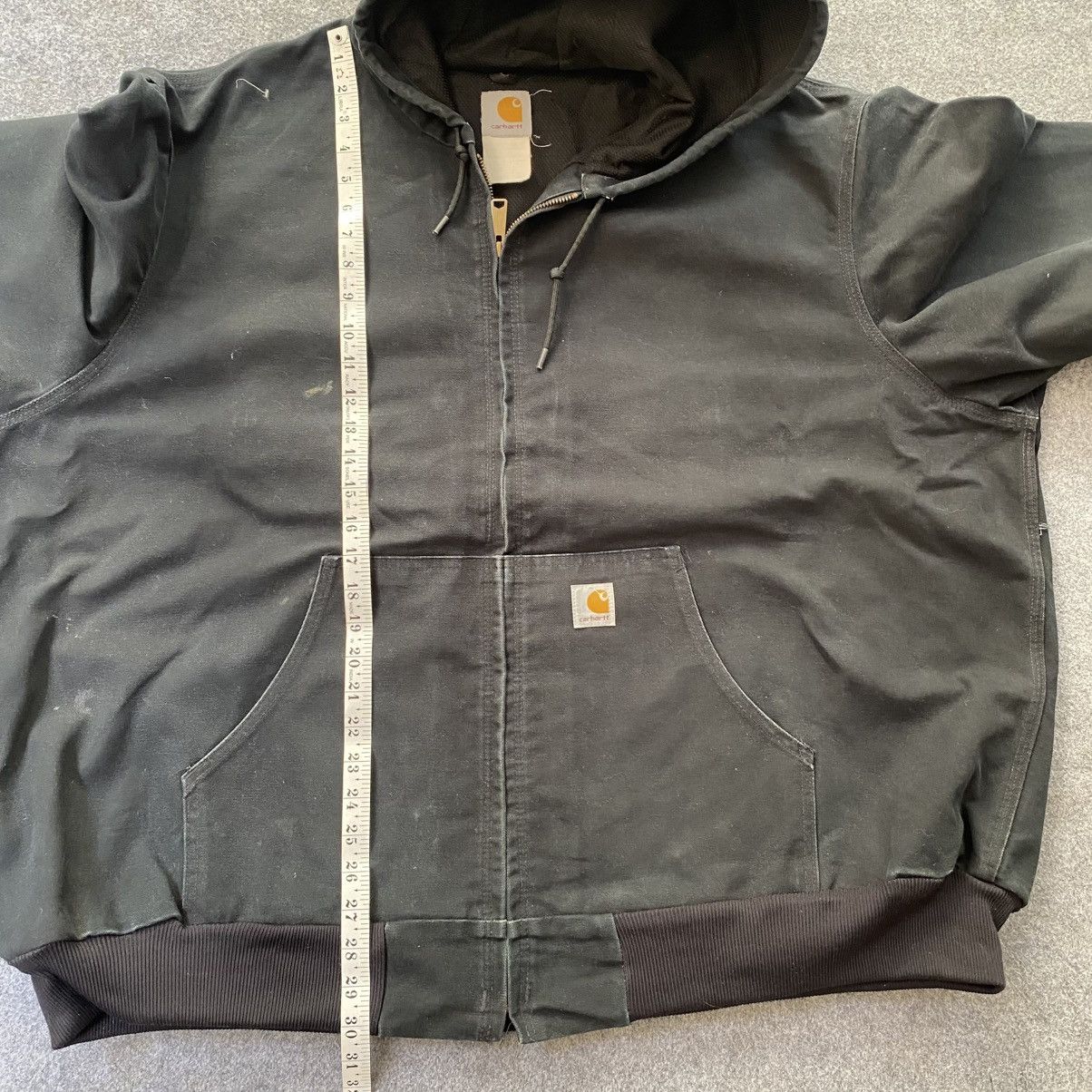 Carhartt Vintage Carhartt Black Active Hooded Jacket Size US XXL / EU 58 / 5 - 9 Thumbnail